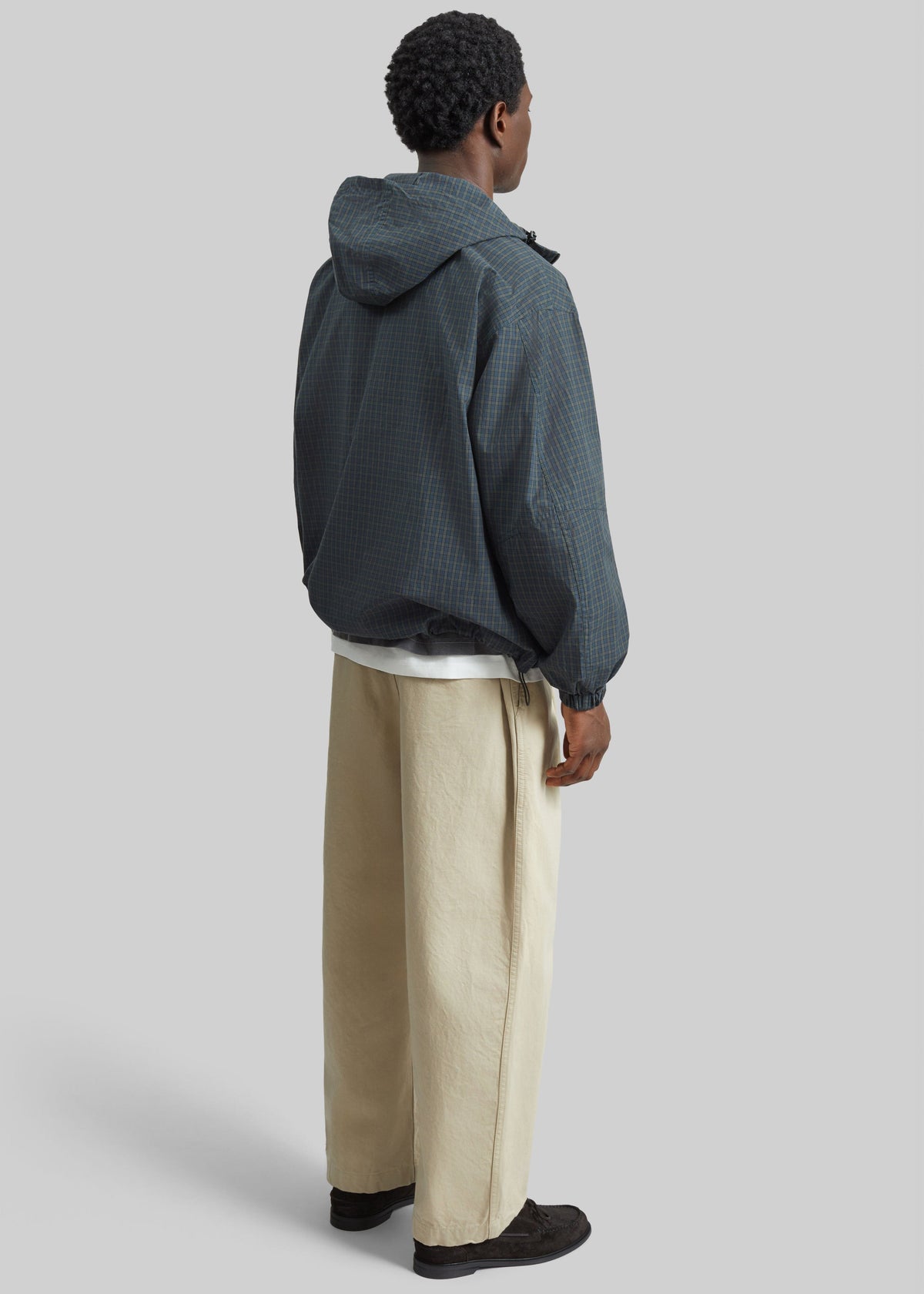 Bristol Windbreaker Jacket - Green Plaid β view 9 of 10