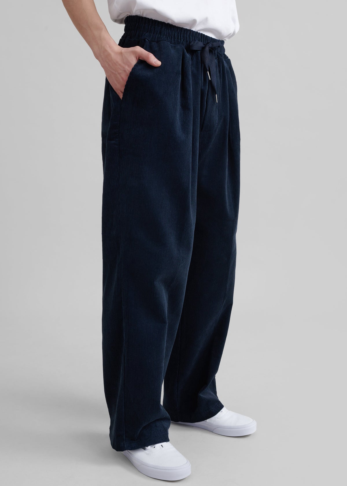 Brixton Corduroy Joggers - Navy β view 6 of 9