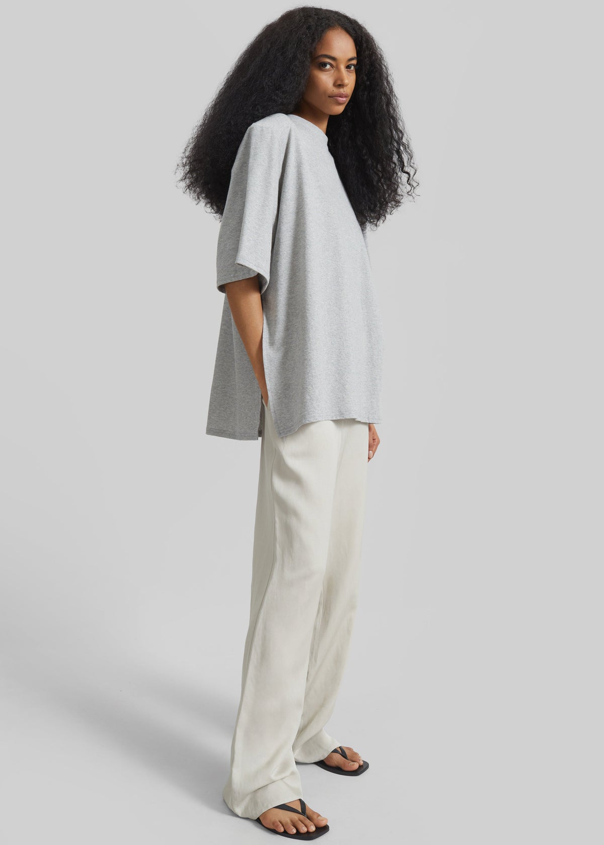 Bruna Linen Soft Pants - Light Beige β view 5 of 10
