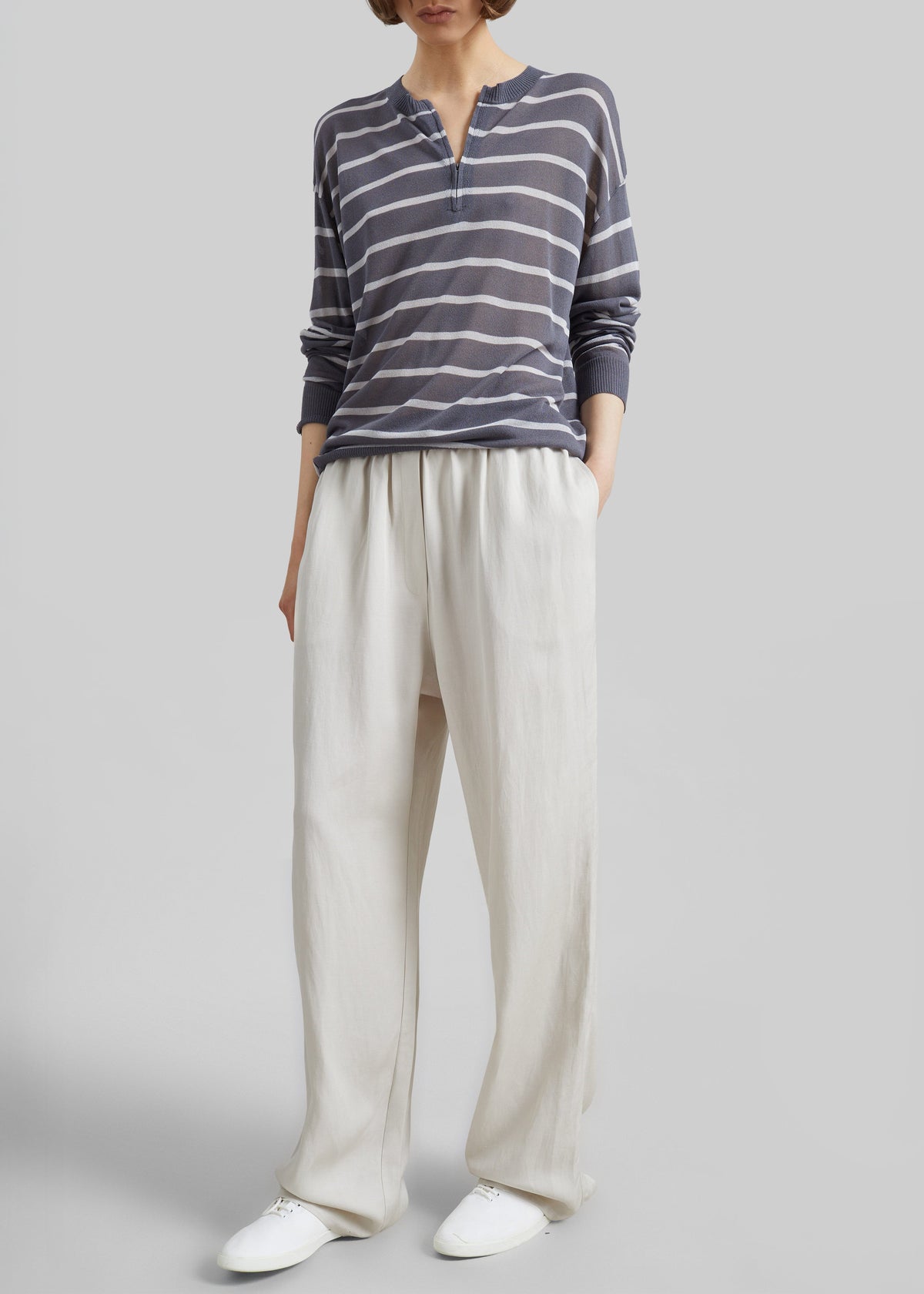 Bruna Linen Soft Pants - Light Beige β view 2 of 10