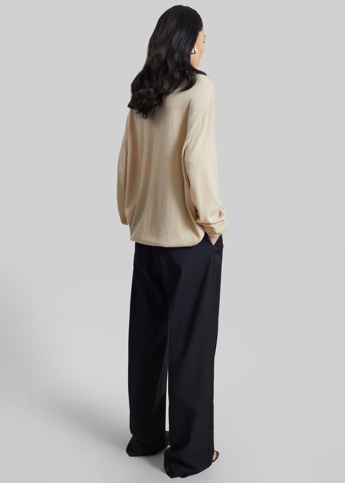 Brya Piped Trousers - Black β view 6 of 7