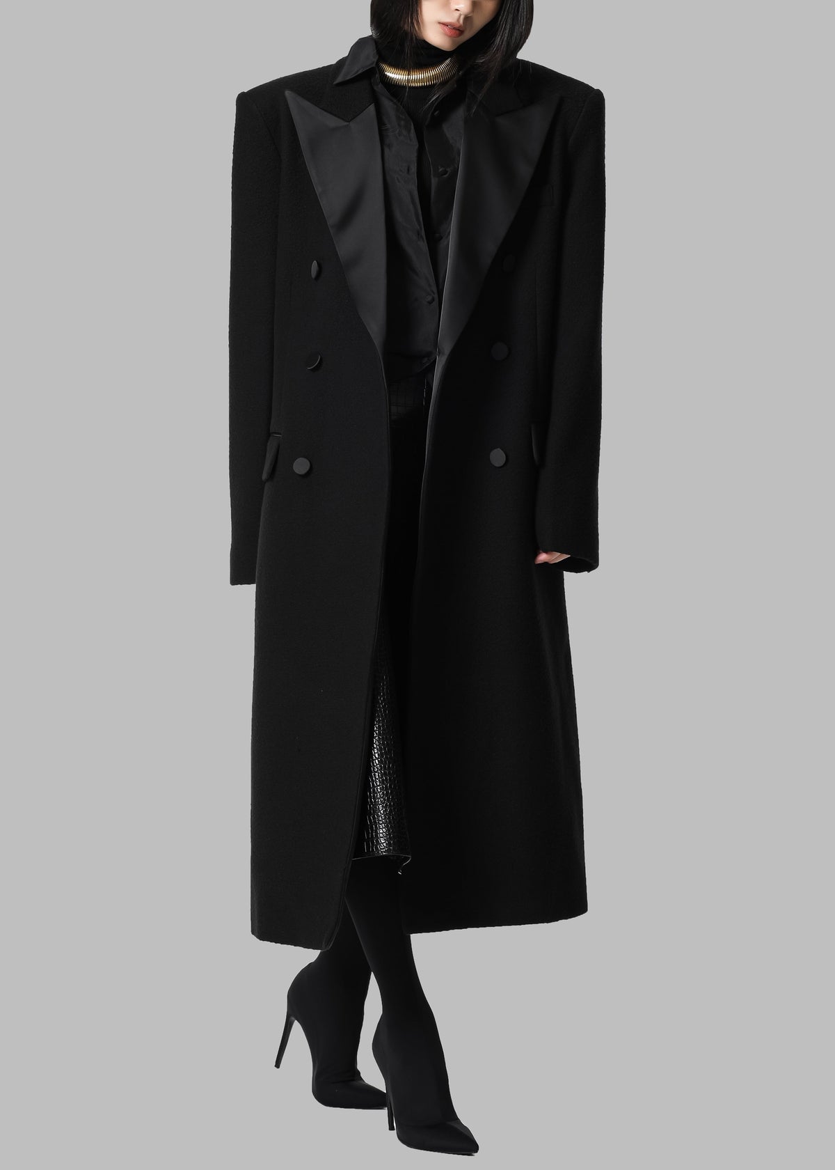 Bryce Oversized Coat - Black β view 8 of 18