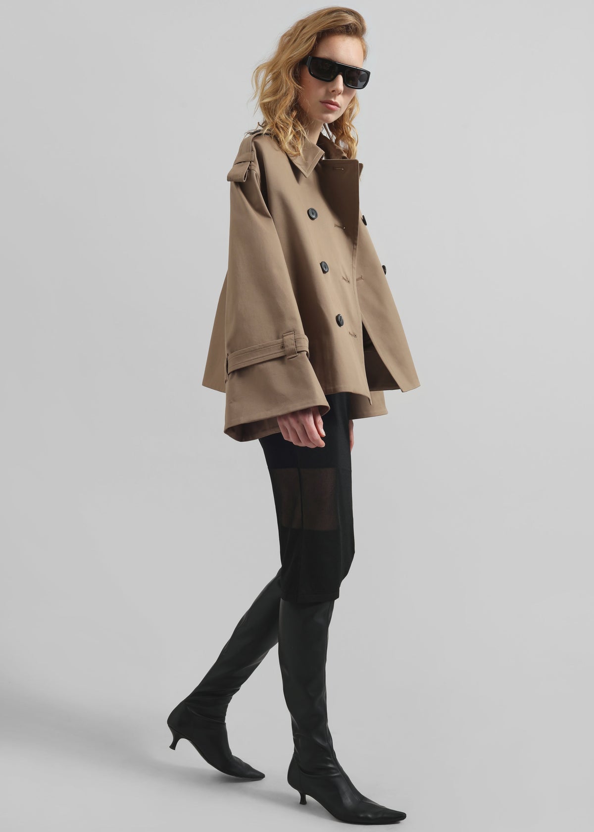 By Malene Birger Alisandra Trench Jacket - Fosil β view 2 of 8