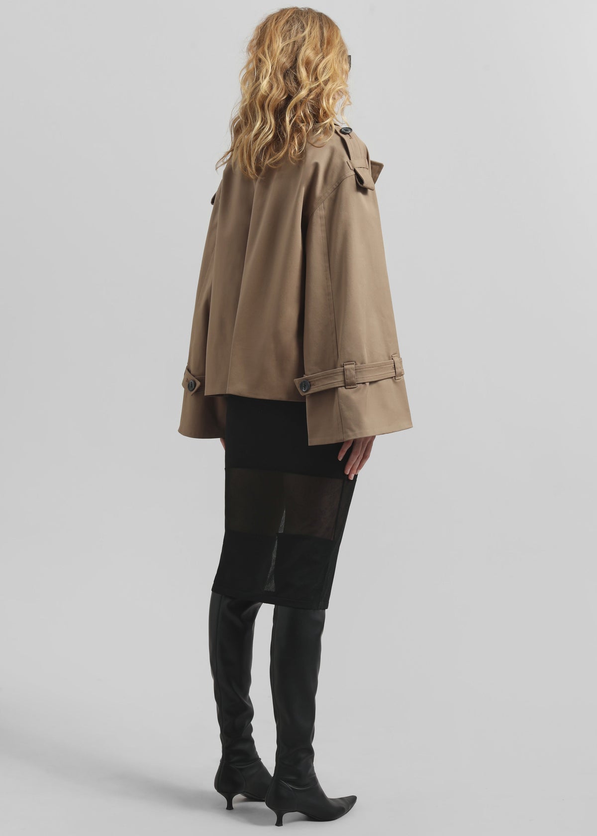 By Malene Birger Alisandra Trench Jacket - Fosil β view 7 of 8
