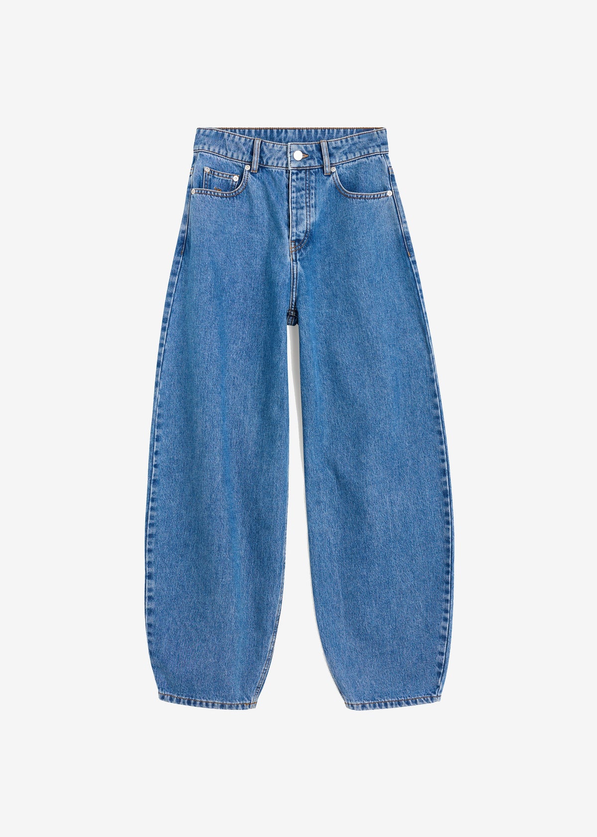 By Malene Birger Dallas Denim Pants - Mid Denim Blue β view 7 of 7