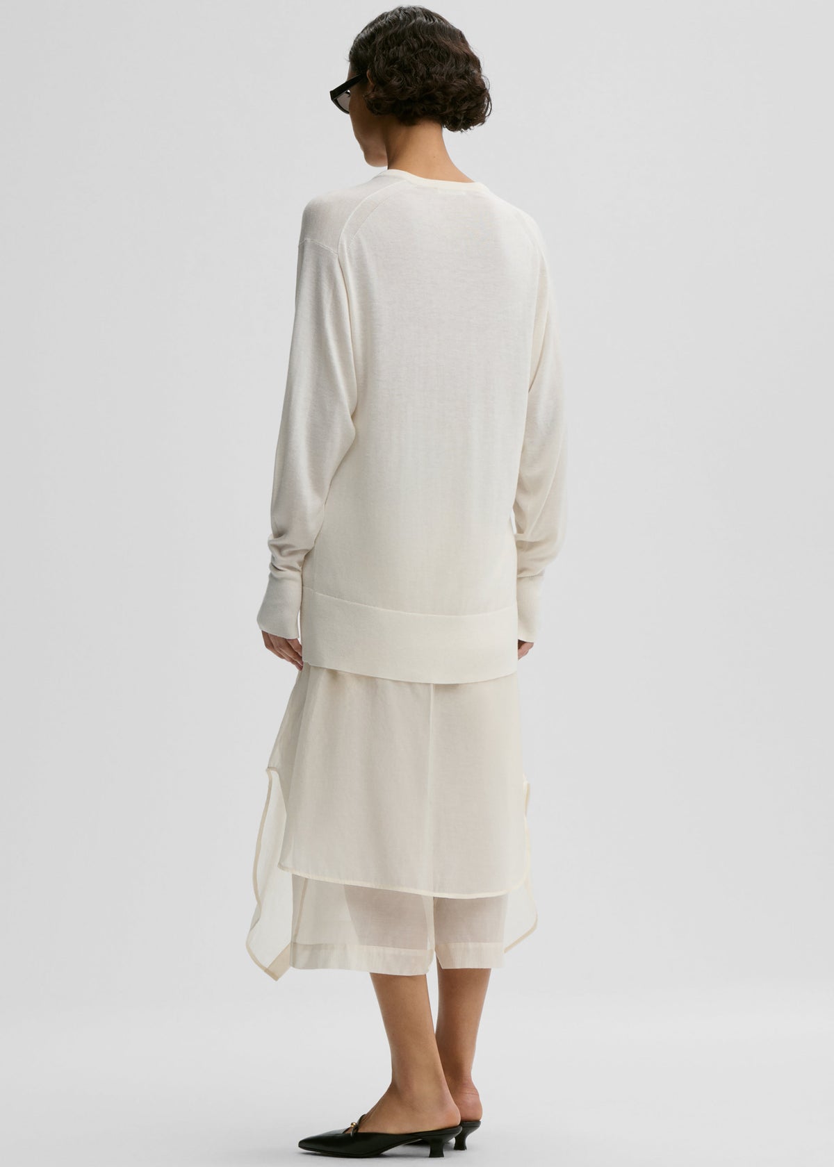 By Malene Birger Derya Sweater - Soft White β view 3 of 4