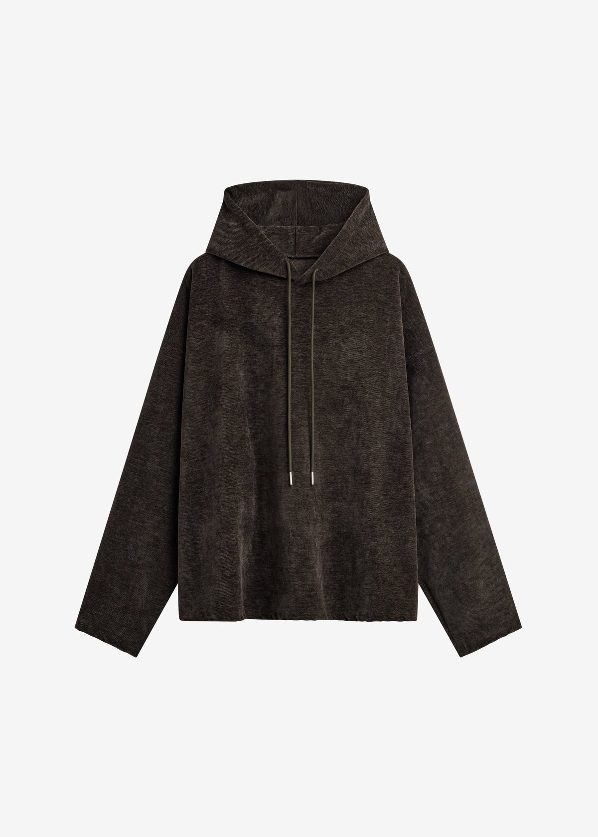 Caleb Velvet Hoodie - Brown β view 8 of 8