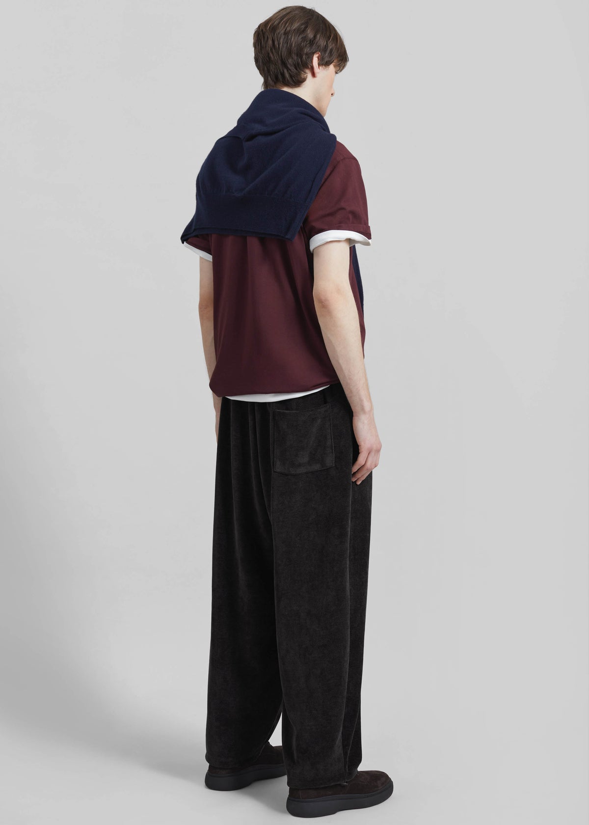 Caleb Velvet Joggers - Black β view 6 of 7