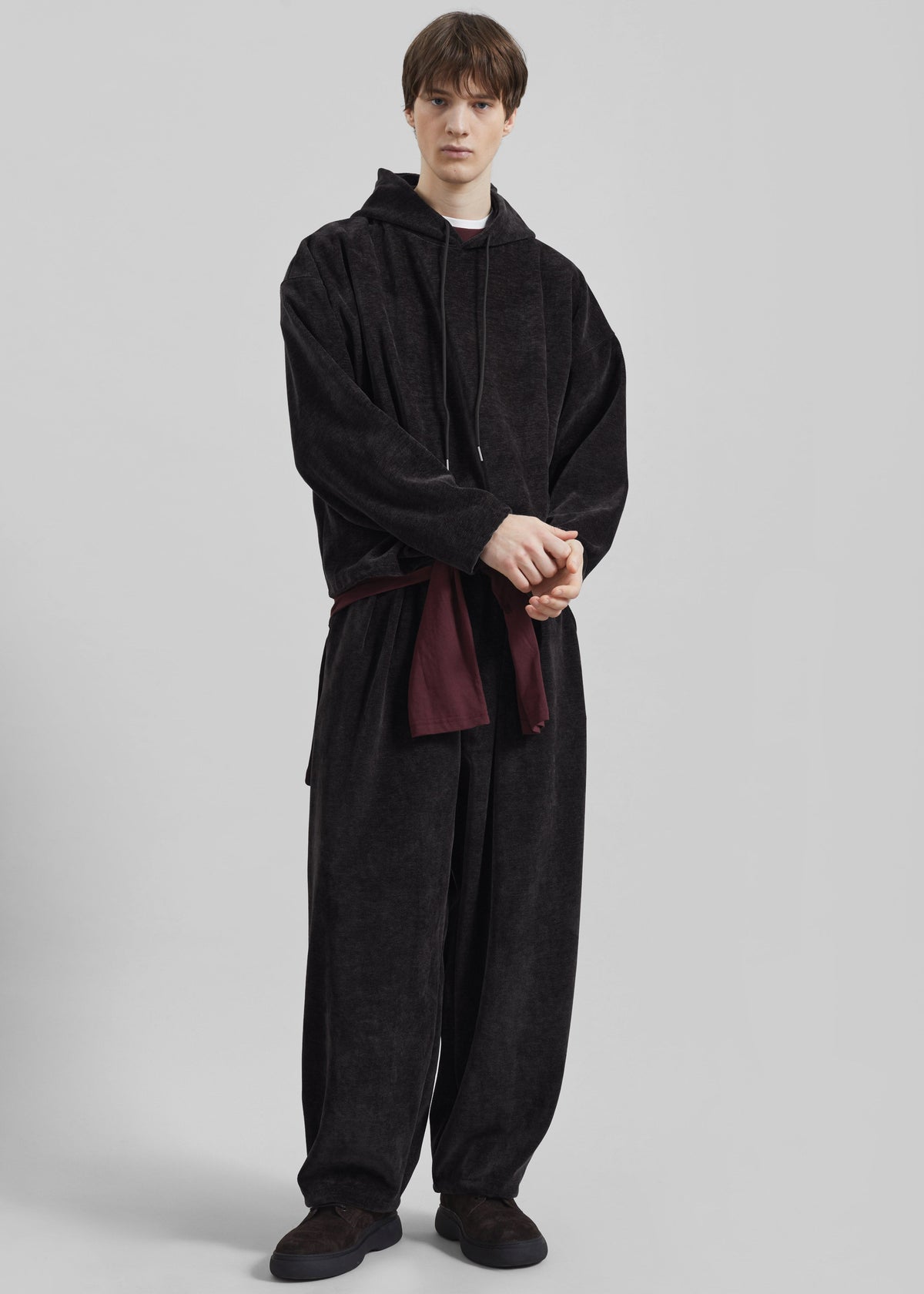 Caleb Velvet Joggers - Black β view 5 of 7