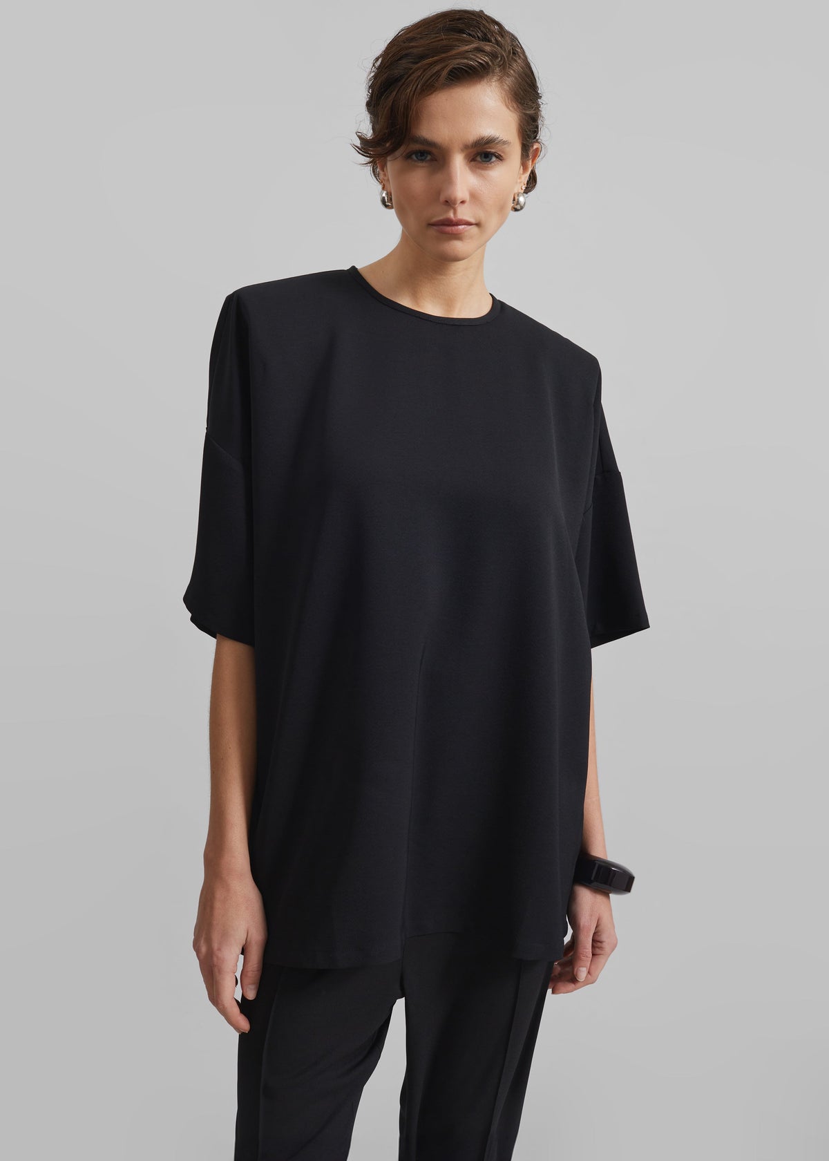 Callice Padded T-Shirt - Black β view 2 of 6