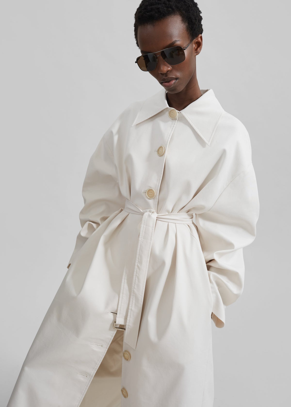 Callyn Trench Coat - Light Beige β view 2 of 10