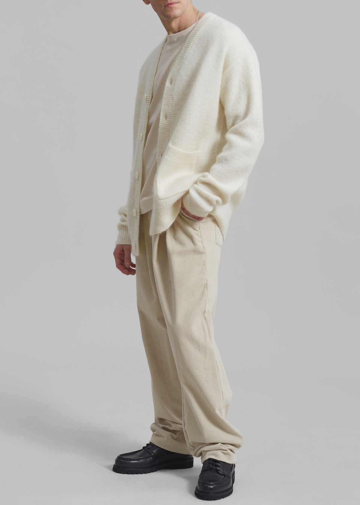 Camden Corduroy Pants - Cream β view 4 of 5