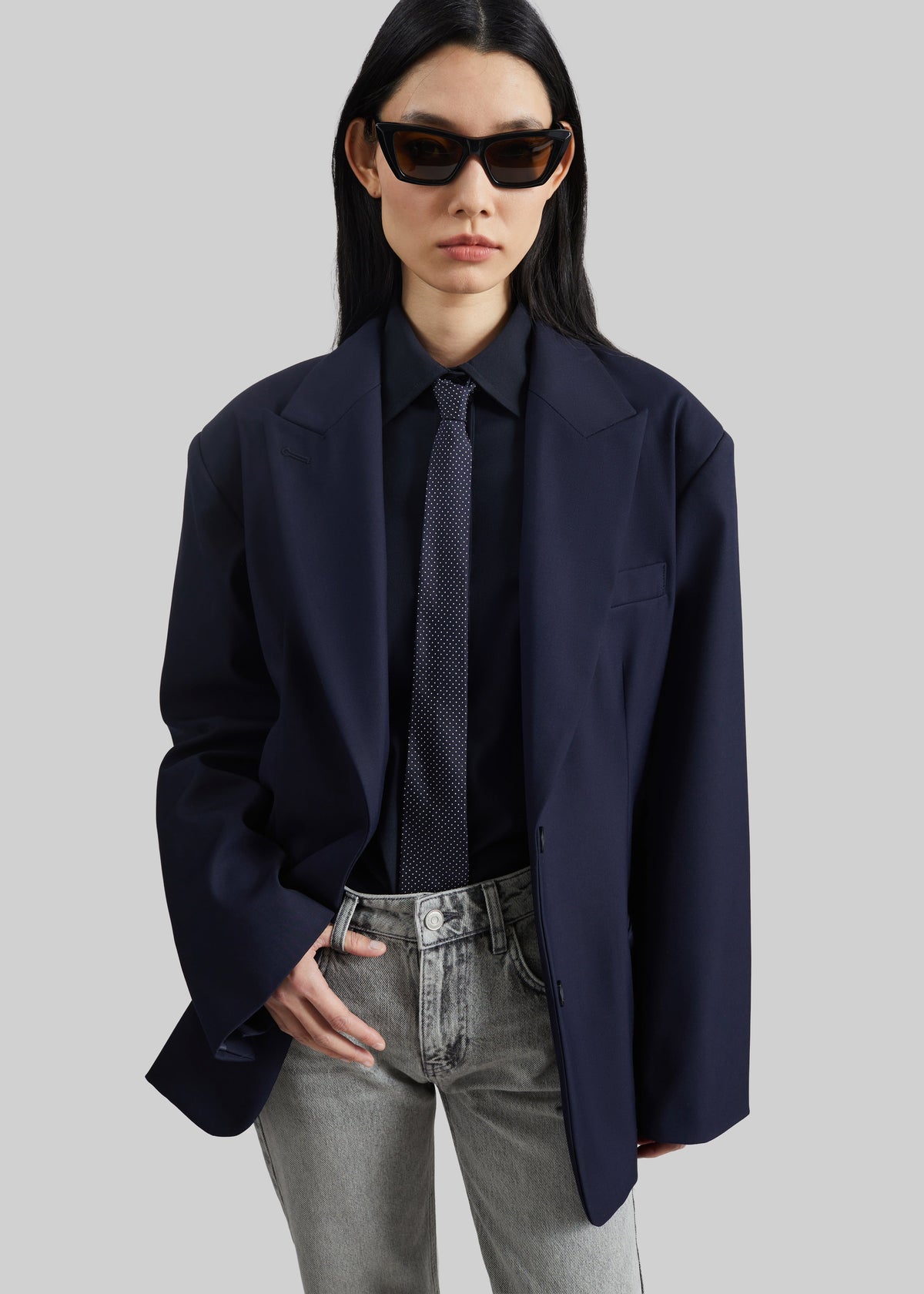 Canmore Double Vent Blazer - Navy β view 3 of 13