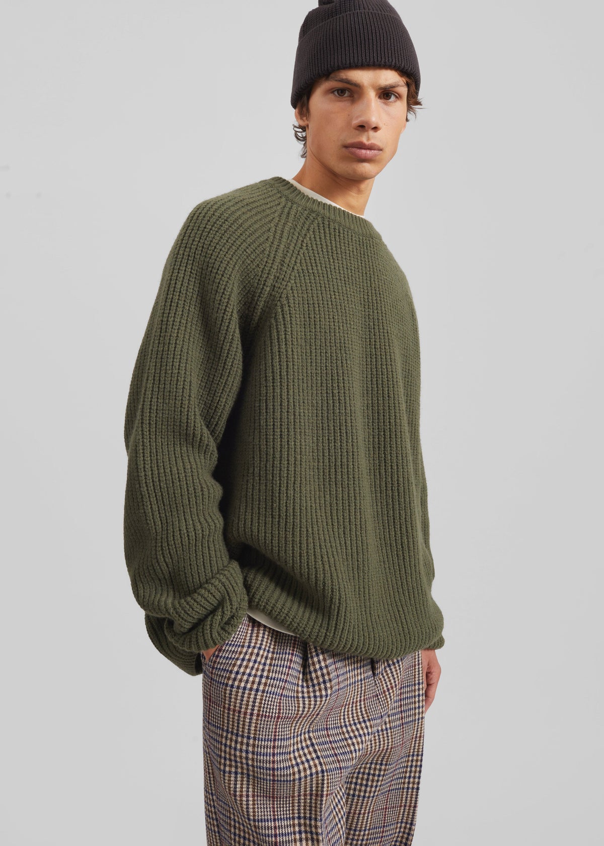 Carter Crewneck Sweater - Olive β view 1 of 6