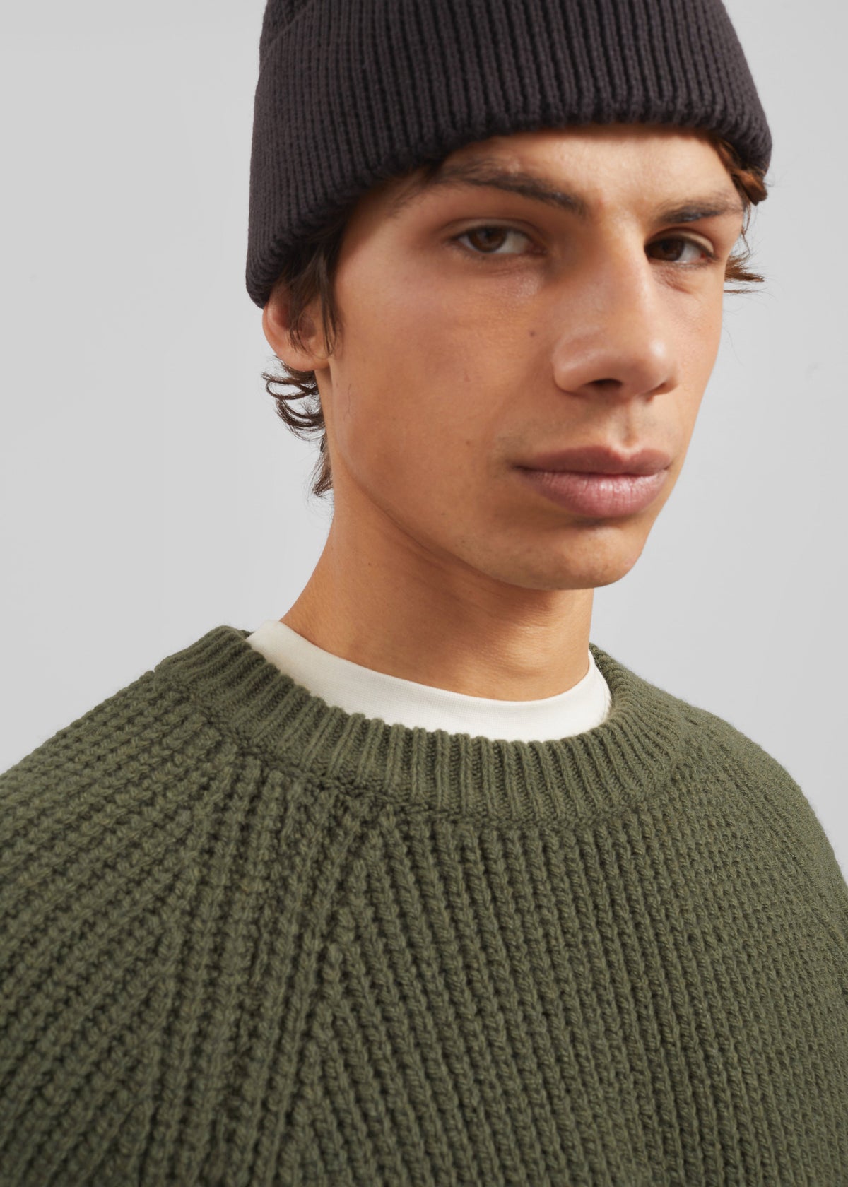 Carter Crewneck Sweater - Olive β view 2 of 6