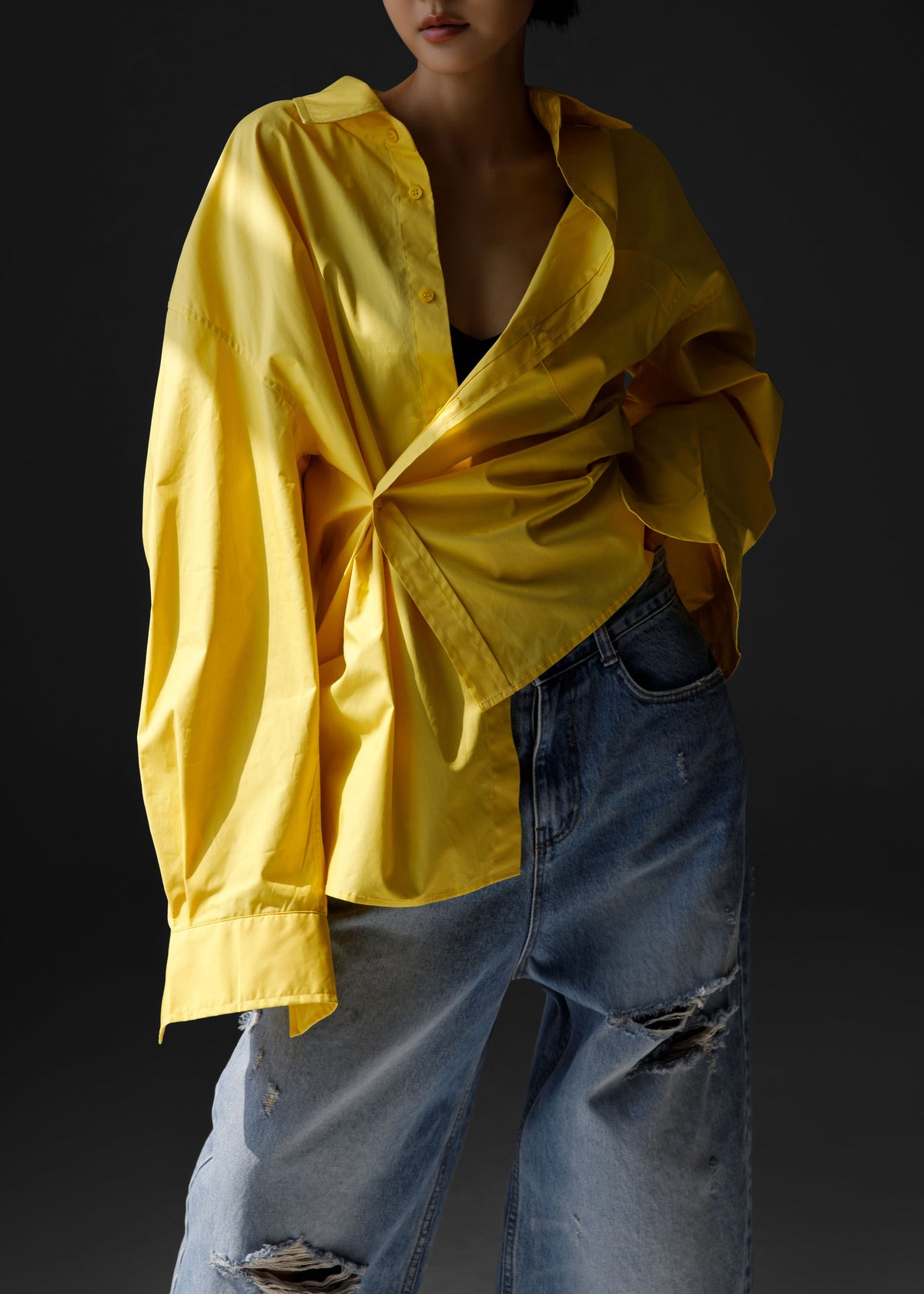 Cascais Oversized Shirt - Yellow β view 8 of 10