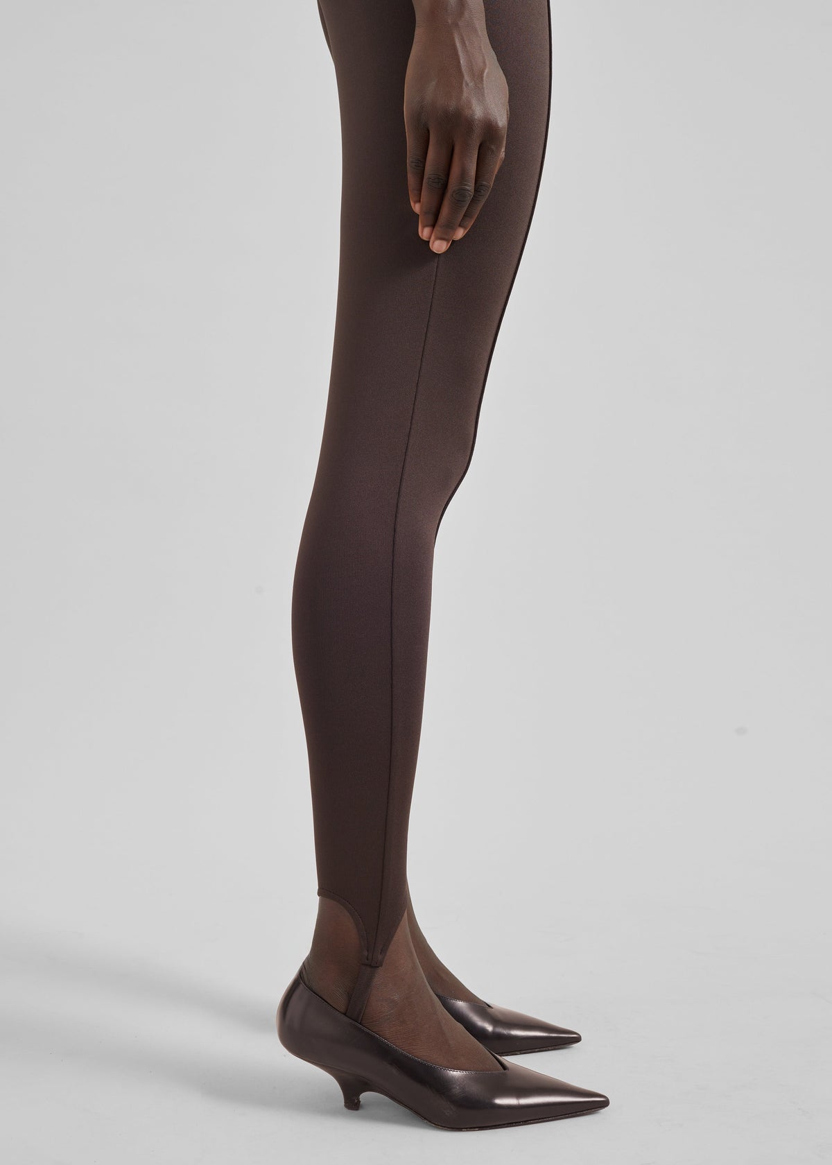Caserta Stirrup Leggings - Brown β view 1 of 9