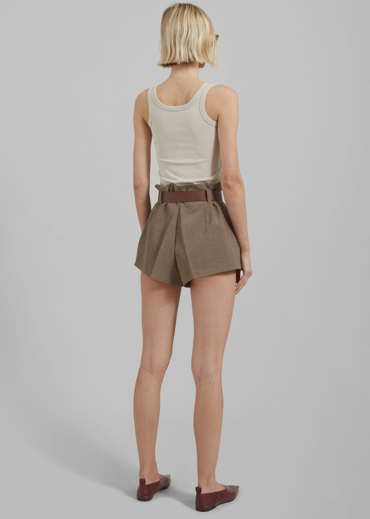 Chappell Belted Shorts - Brown β view 11 of 12