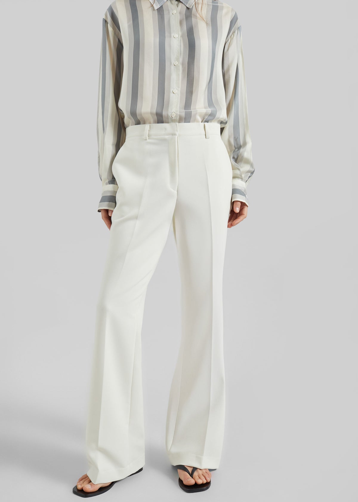 Chesnay Bootcut Pants - Cream β view 5 of 8