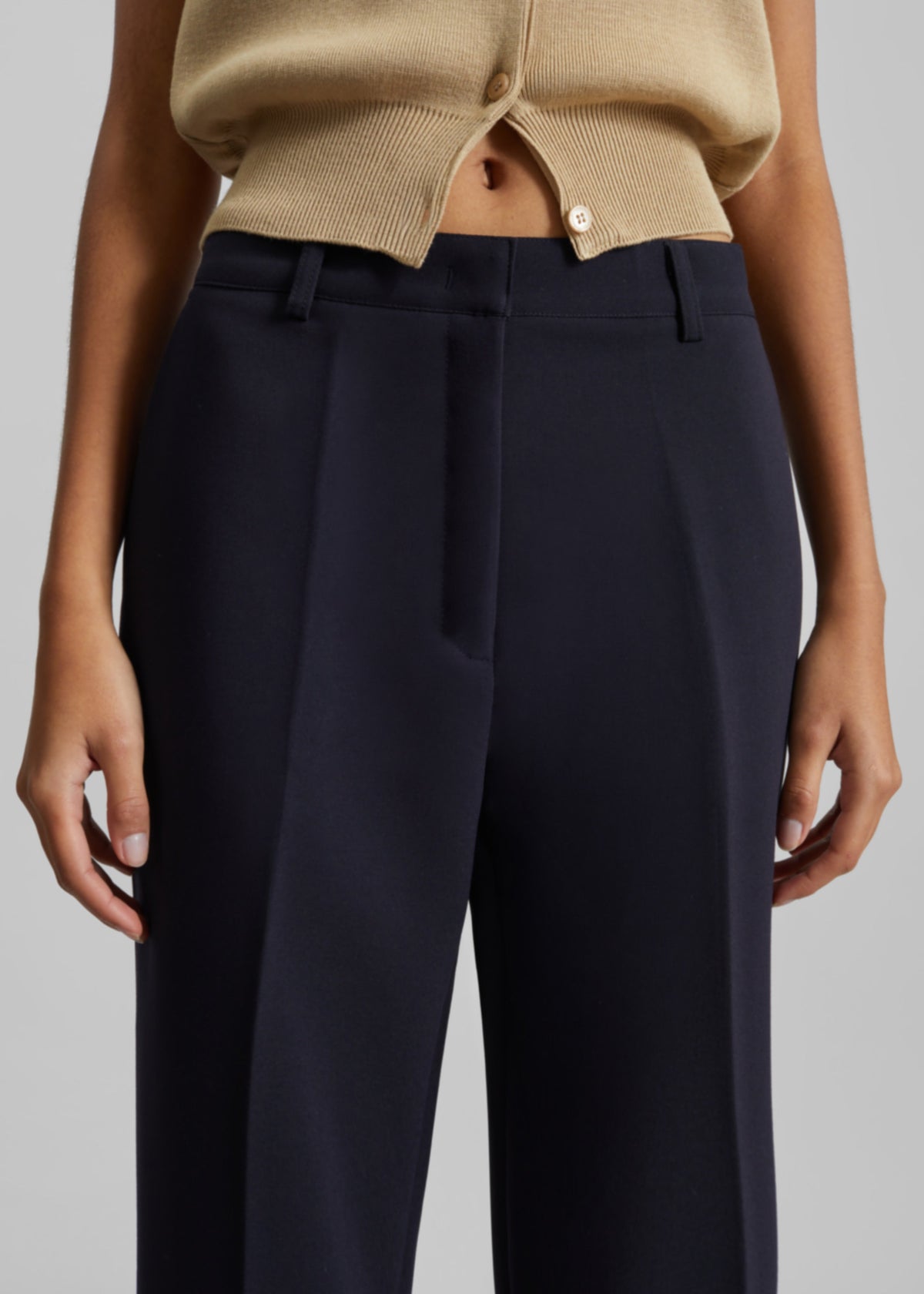 Chesnay Bootcut Pants - Navy β view 5 of 9
