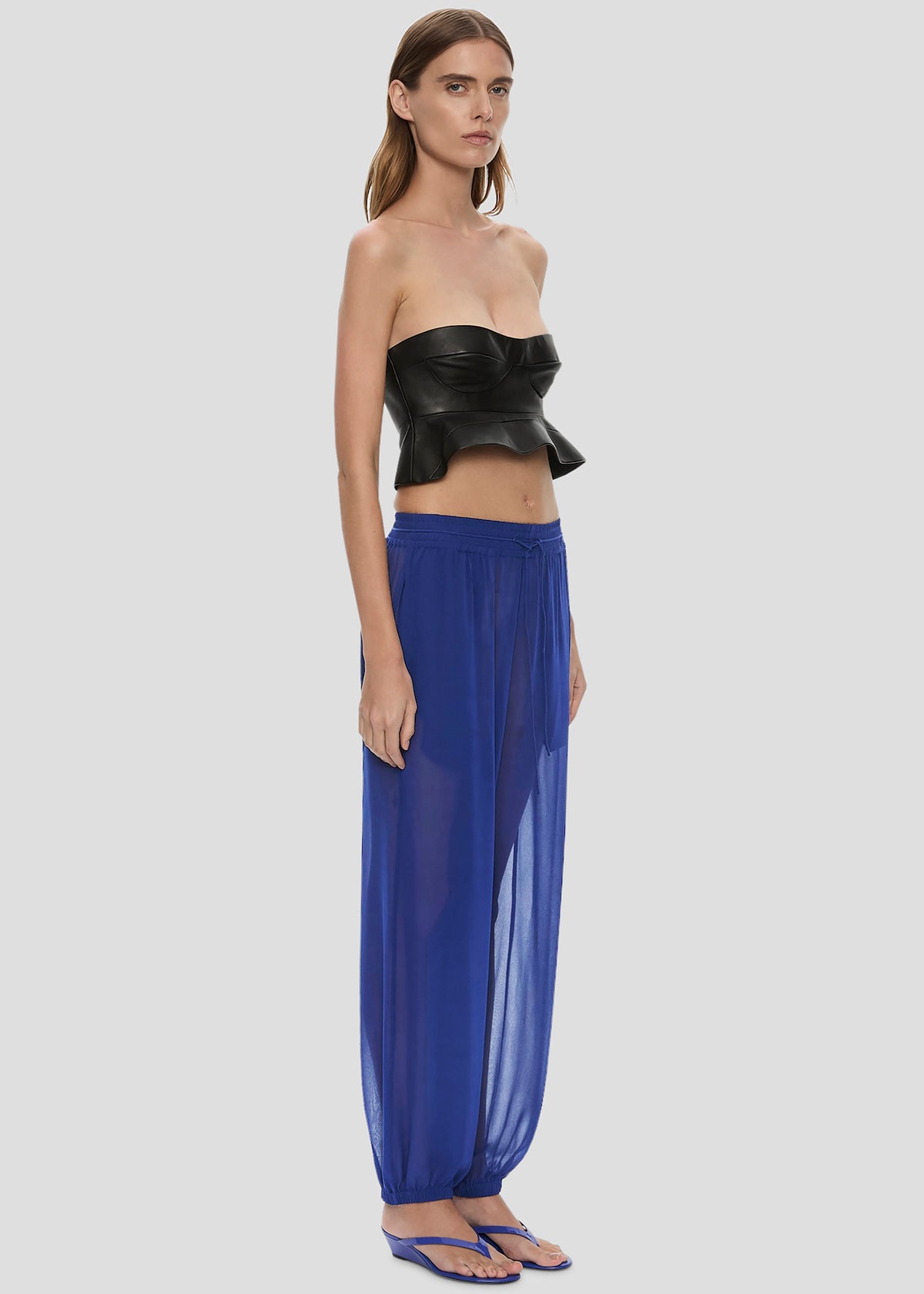 Christopher Esber Bennett Silk Pants - Ink β view 1 of 6