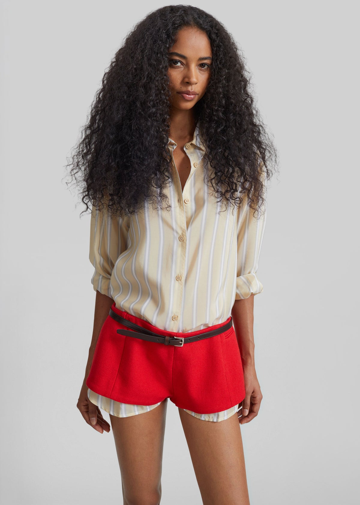 Christopher Esber Marnette Tailored Shorts - Carmine Red β view 4 of 6