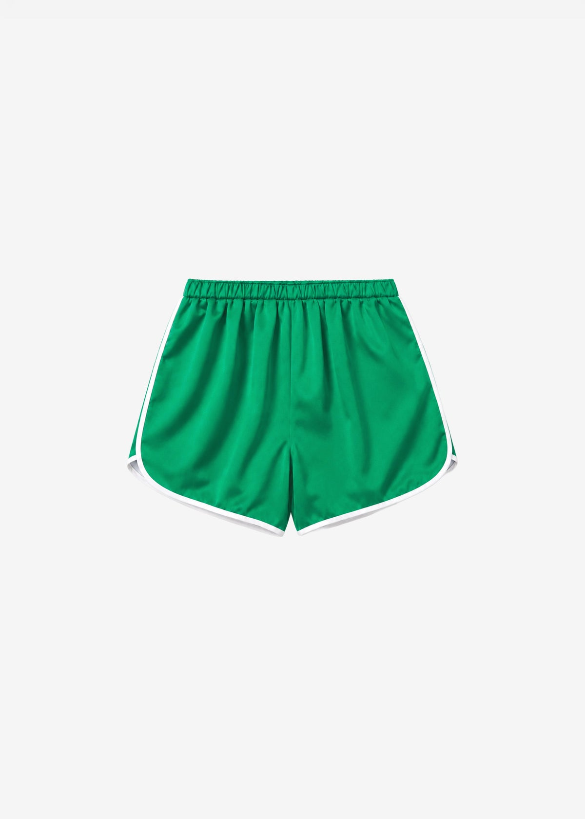 Cielo Satin Mini Boxer Shorts - Kelly Green β view 7 of 7