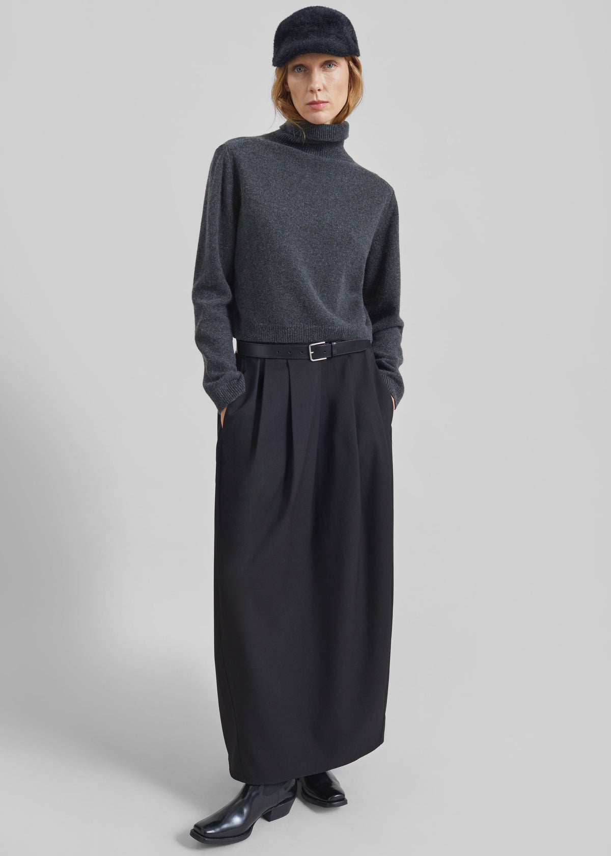 Claremont Cocoon Skirt - Black β view 1 of 7