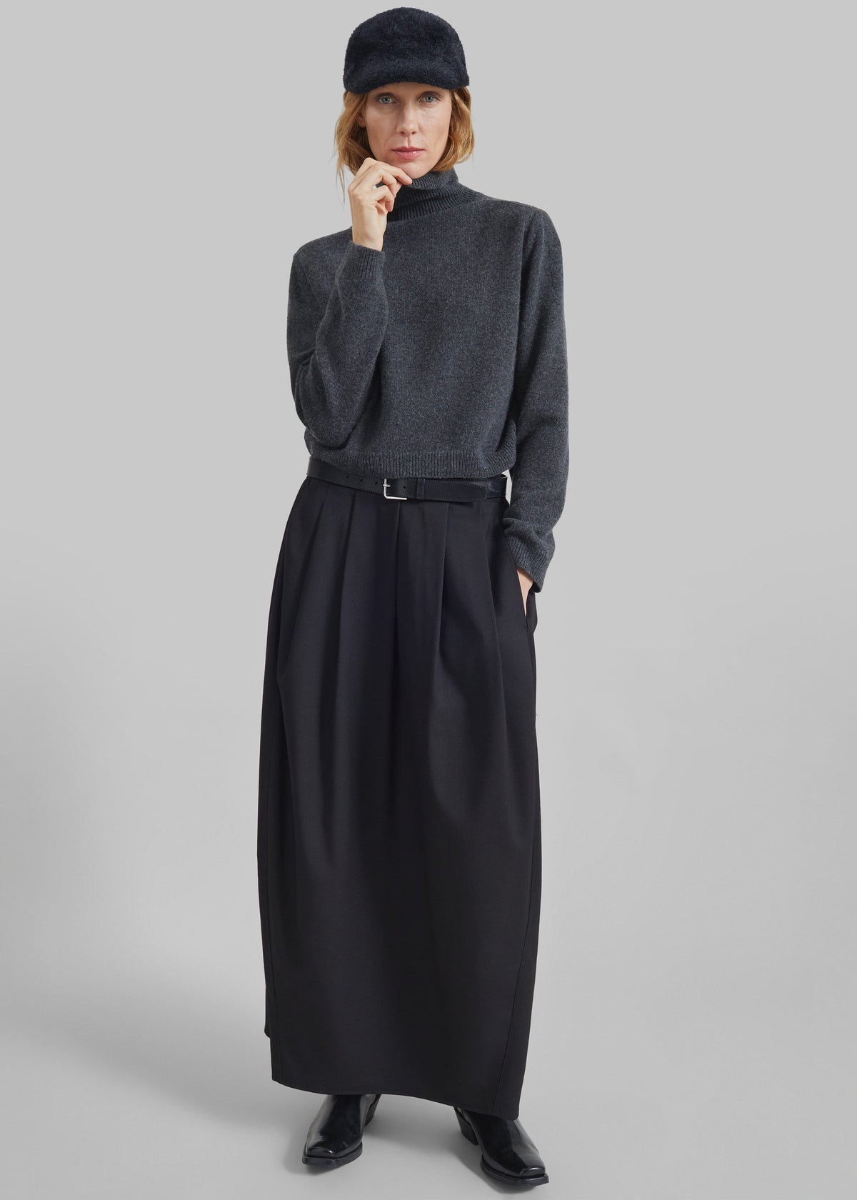 Claremont Cocoon Skirt - Black β view 5 of 7