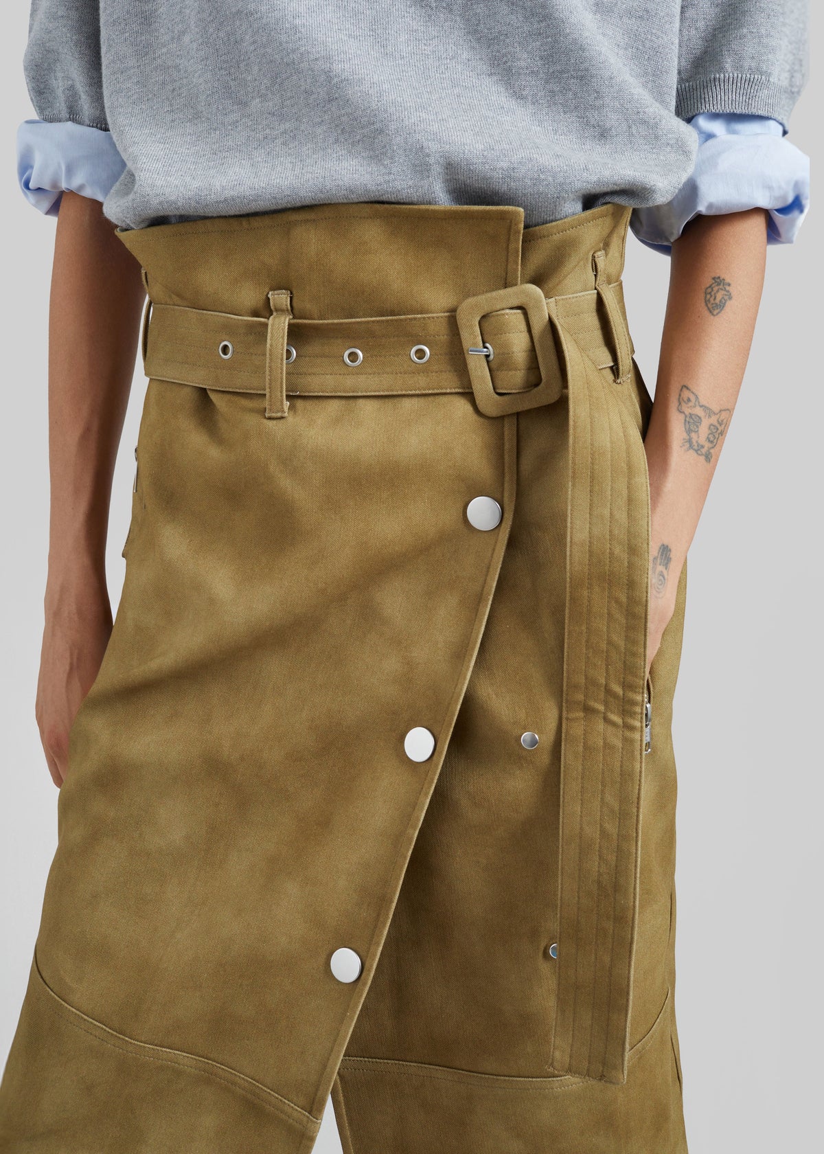 CO Hardware Skirt - Khaki β view 2 of 5