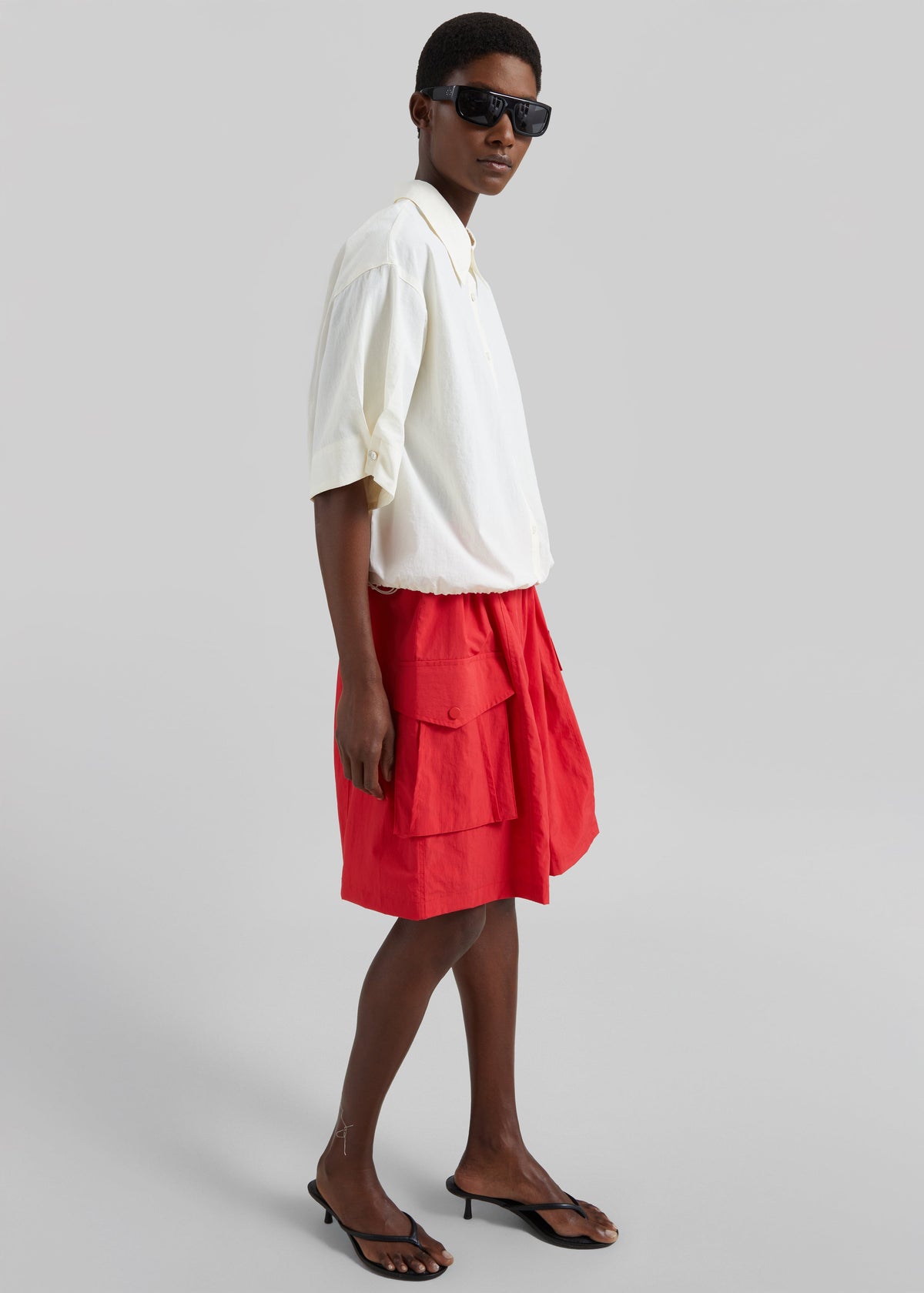 Comporta Drawstring Shirt - Cream β view 6 of 12