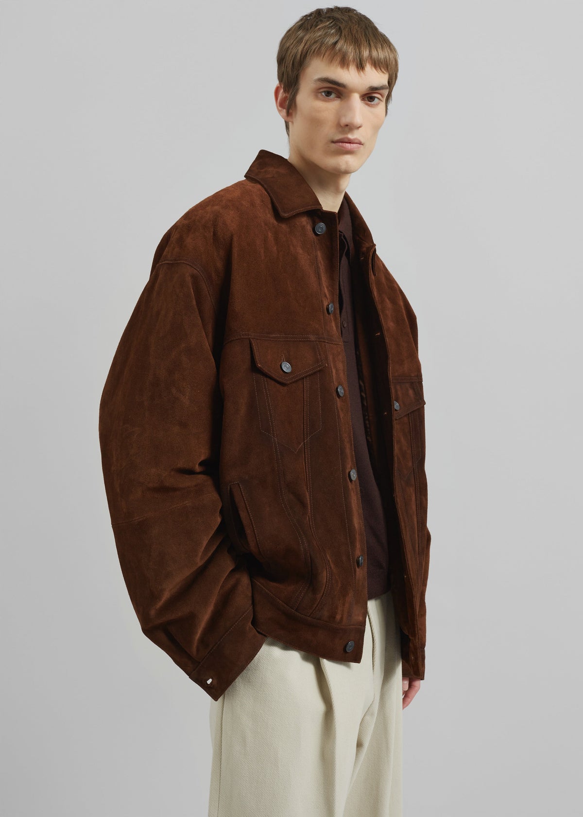 Conan Suede Jacket - Brown β view 6 of 11