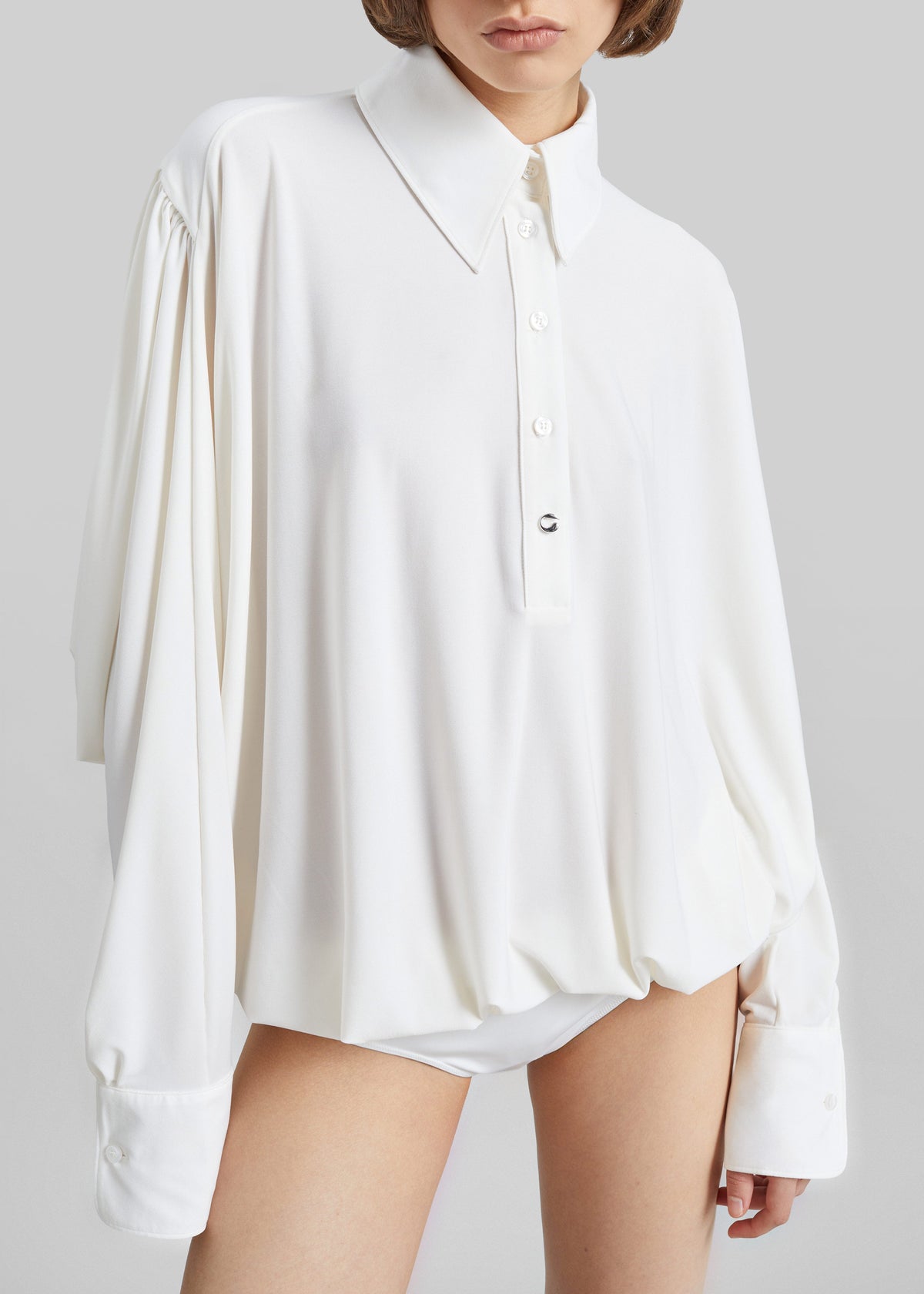 Coperni Draped Boxy Body - White β view 4 of 4