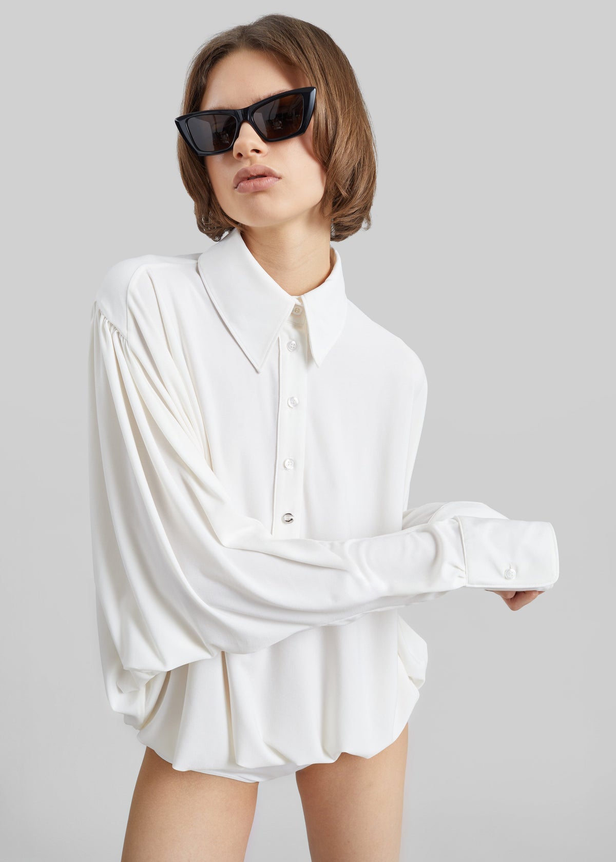 Coperni Draped Boxy Body - White β view 1 of 4