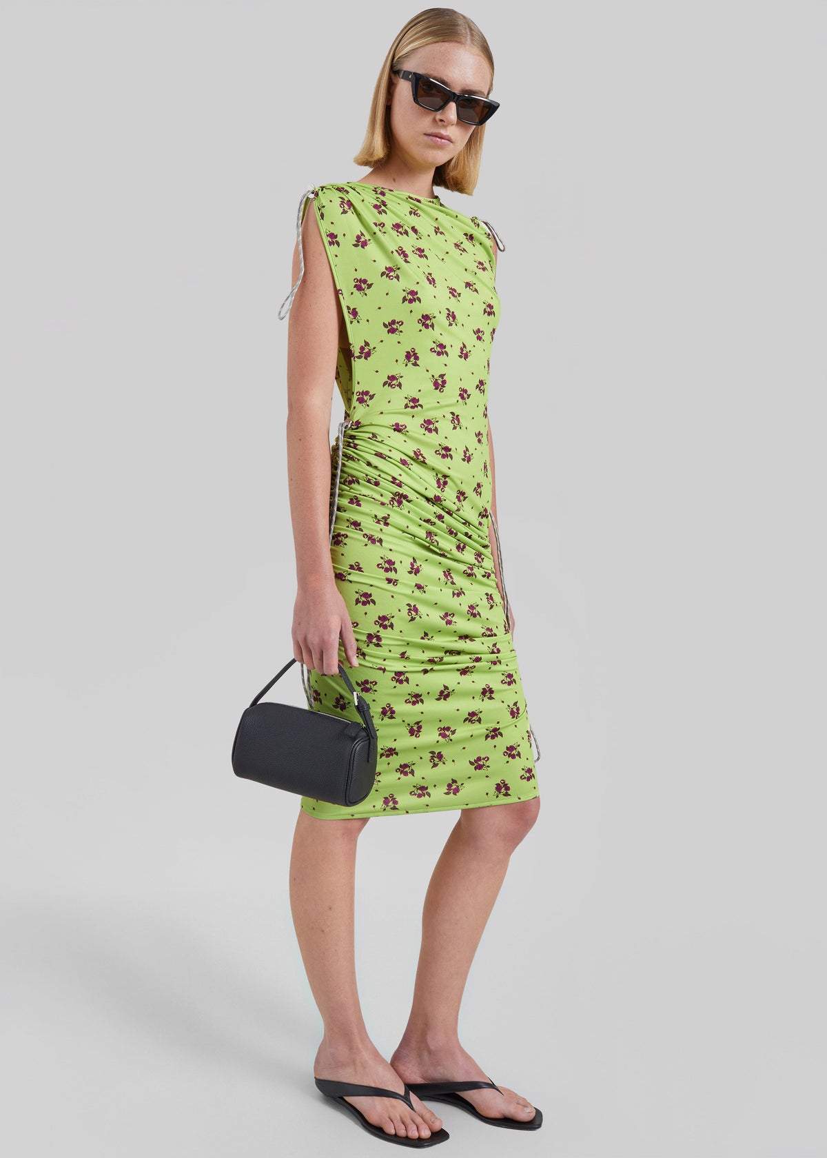 Coperni Printed Adjustable Dress - Green β view 1 of 8