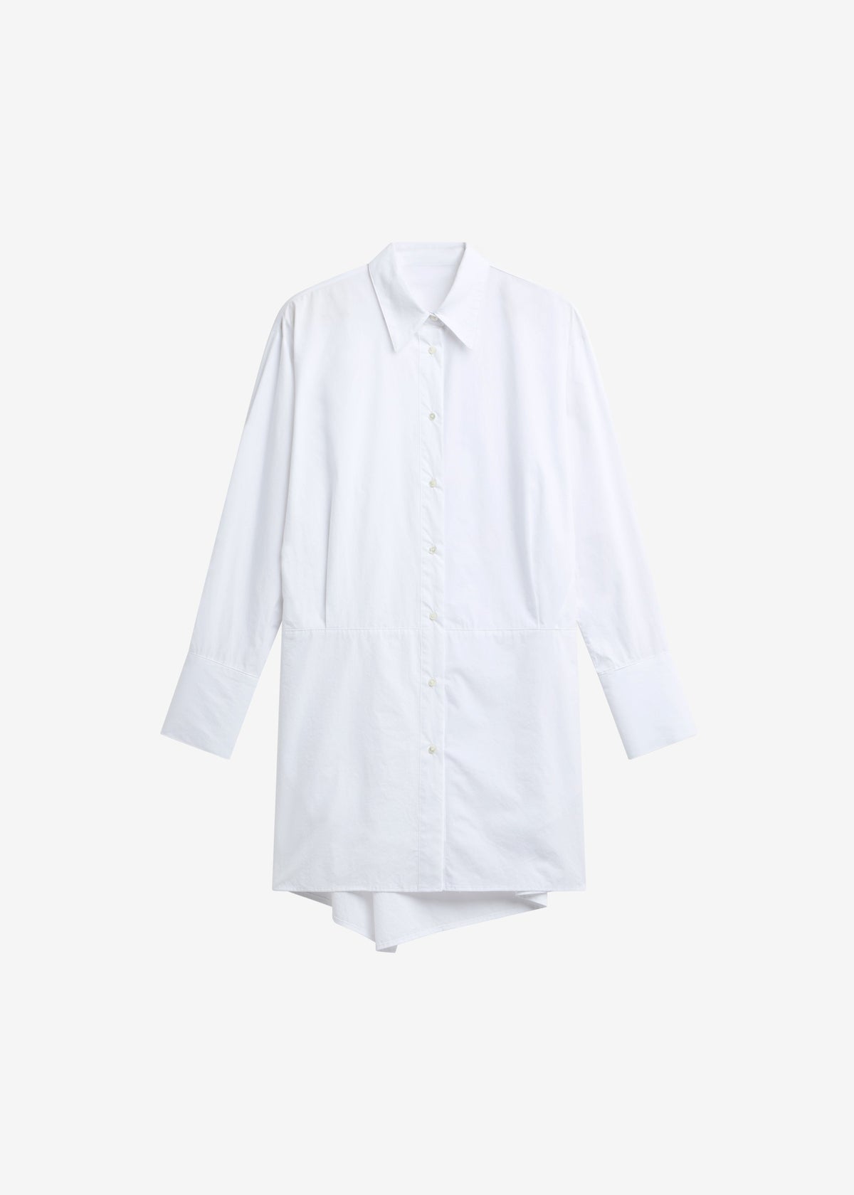 Corella Adjustable Back Shirt Dress - White β view 7 of 7
