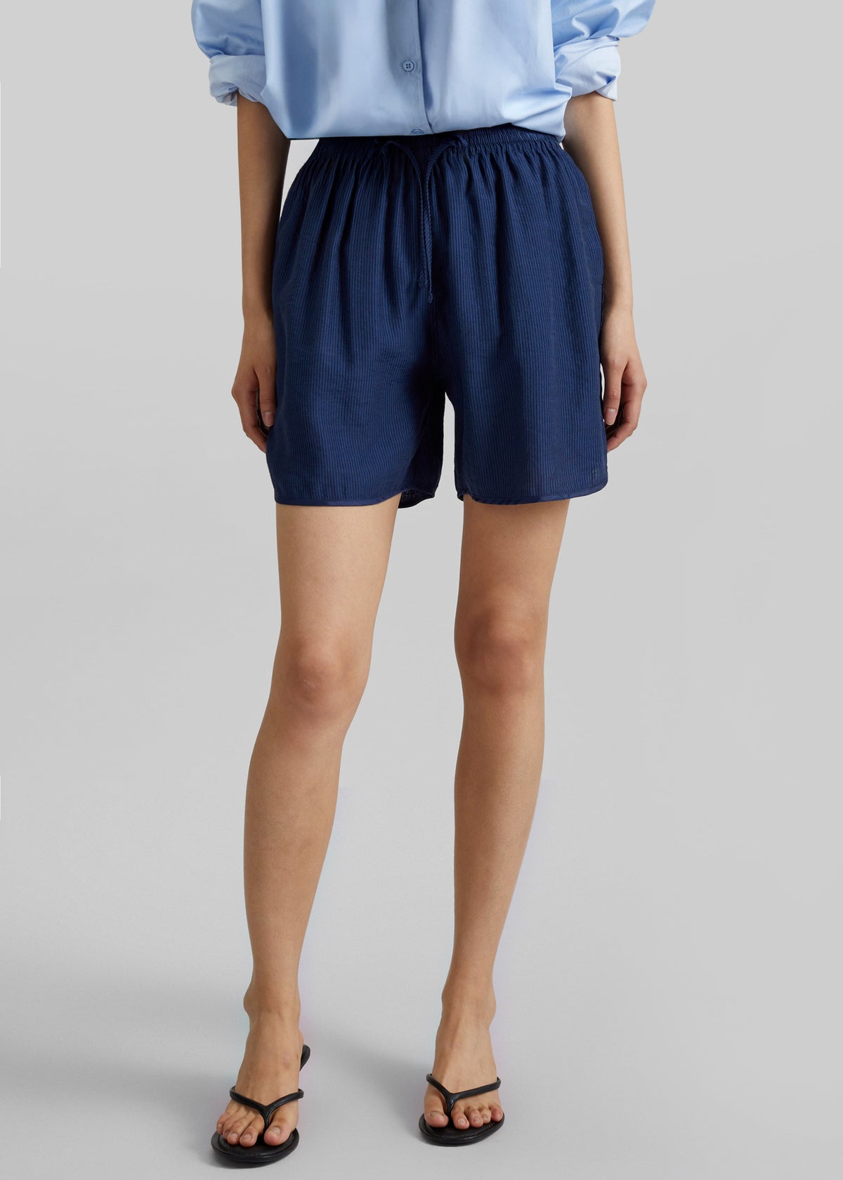 Coria Boxer Shorts - Navy Stripe β view 2 of 8