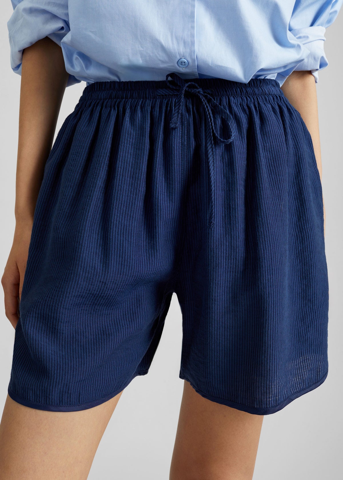 Coria Boxer Shorts - Navy Stripe β view 4 of 8