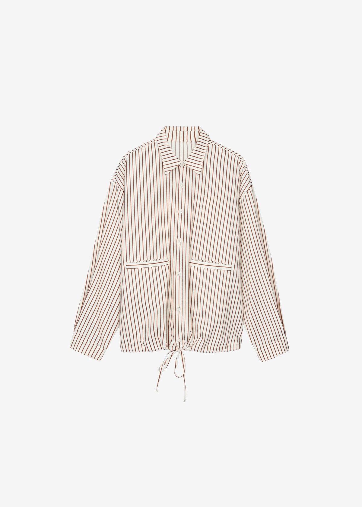 Corwin Shirt Jacket - Beige/Brown Stripe β view 7 of 7
