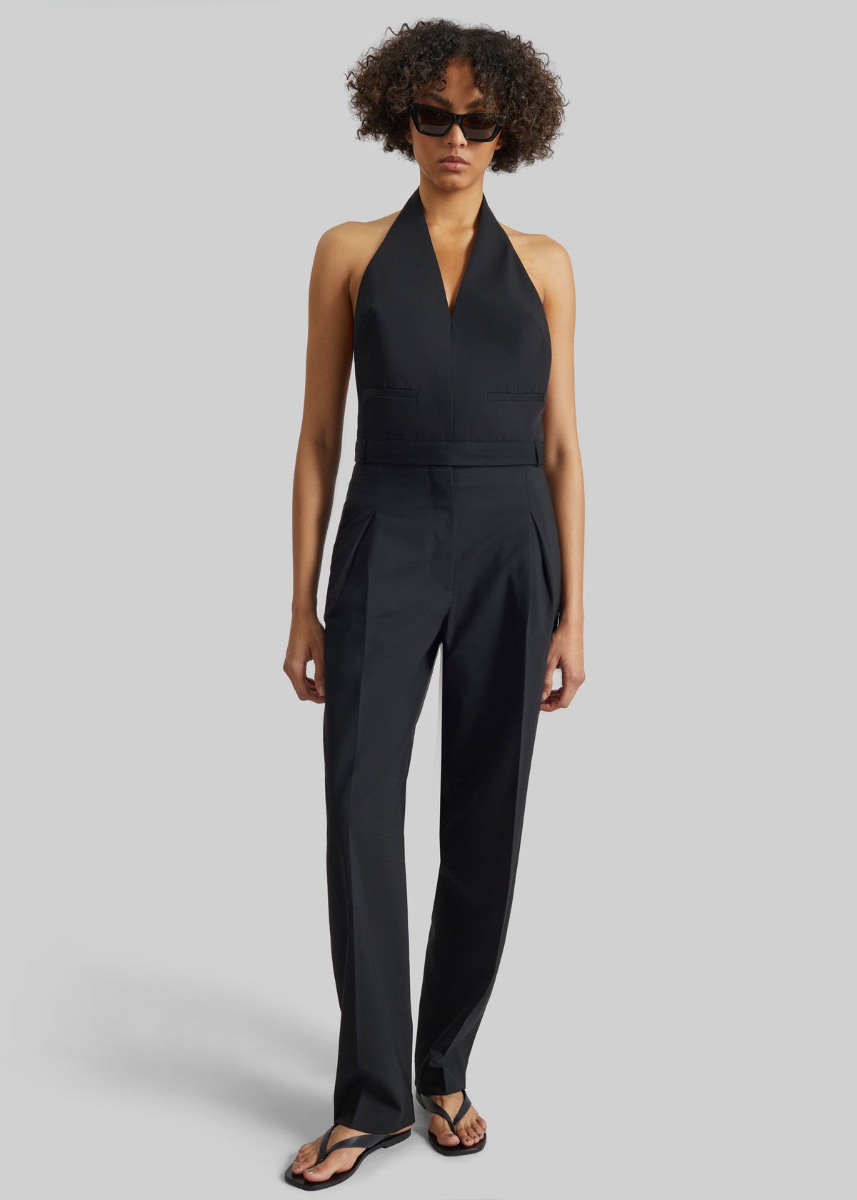 Covert Pleated Pants - Black β view 1 of 6