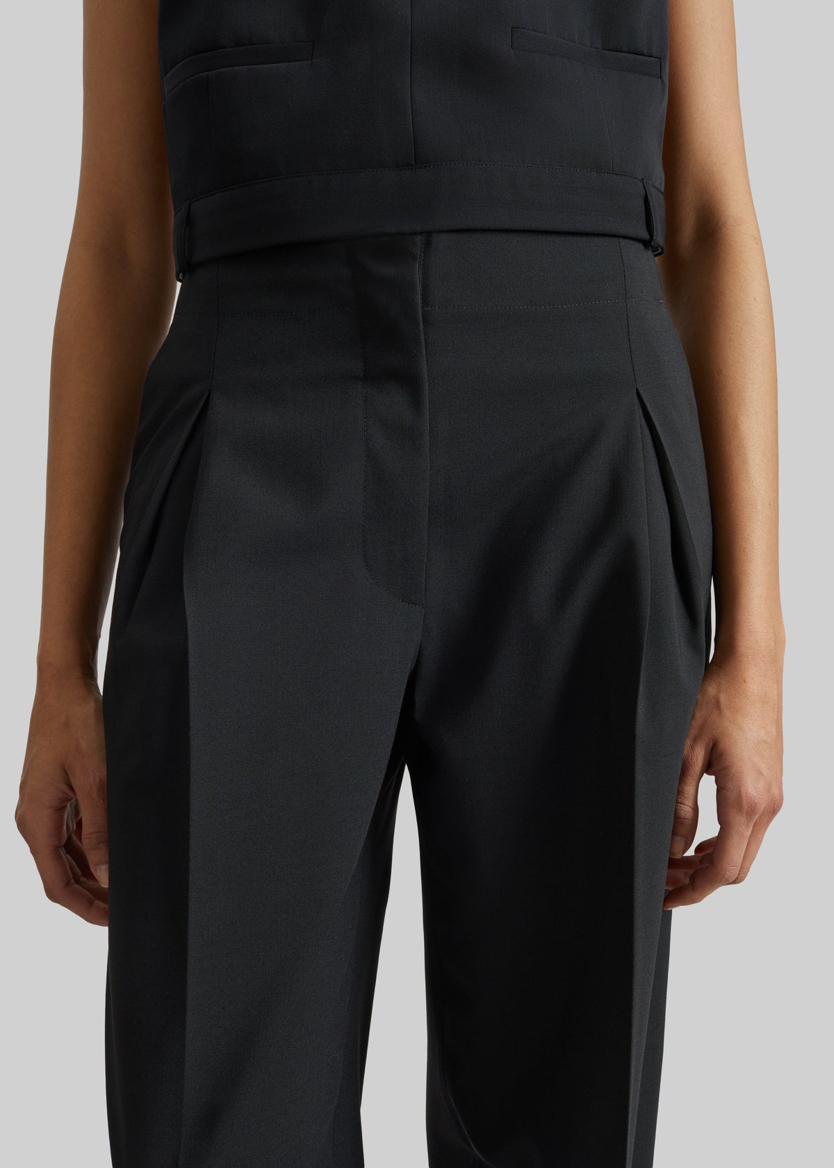 Covert Pleated Pants - Black β view 4 of 6