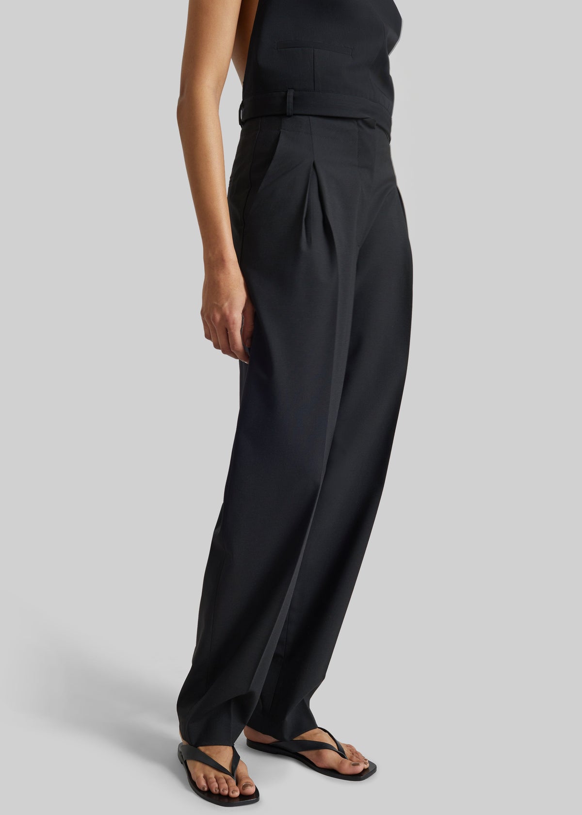 Covert Pleated Pants - Black β view 3 of 6