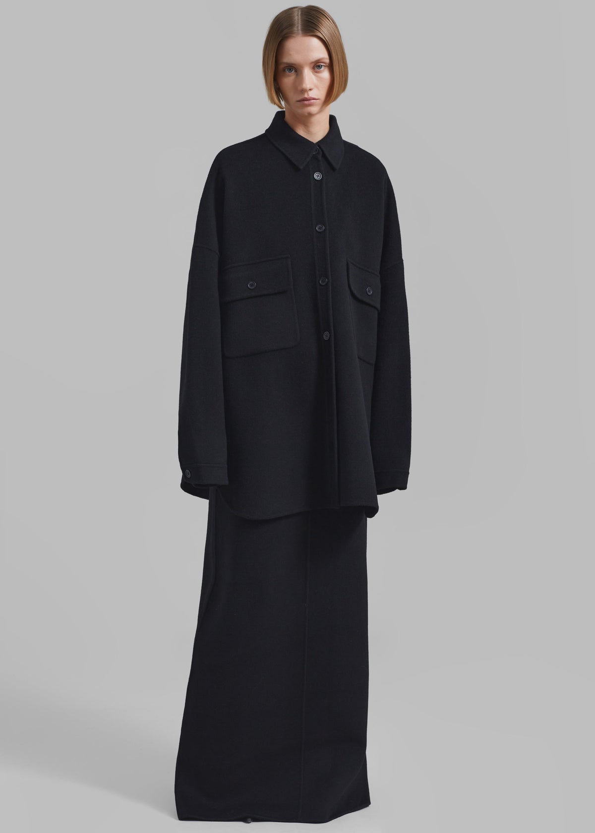 Dallas Wool Overshirt - Black β view 5 of 8