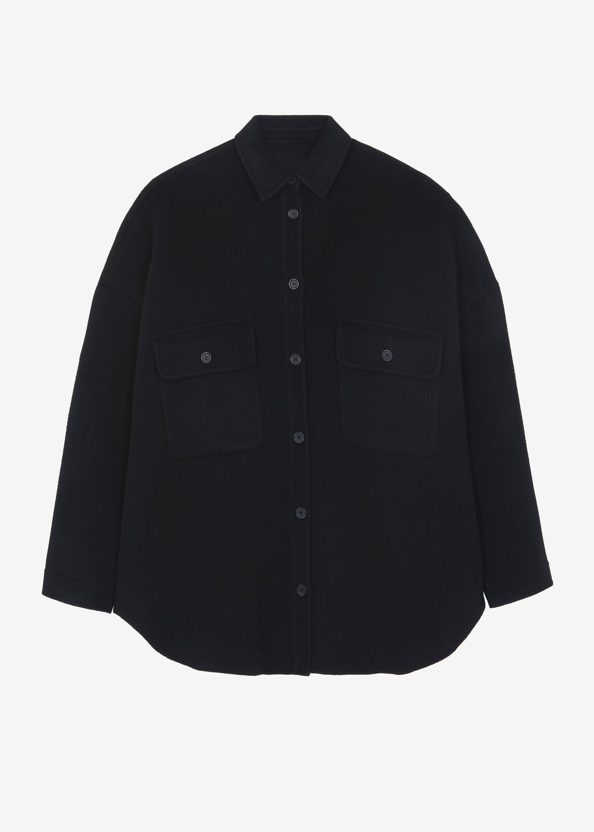 Dallas Wool Overshirt - Black β view 8 of 8