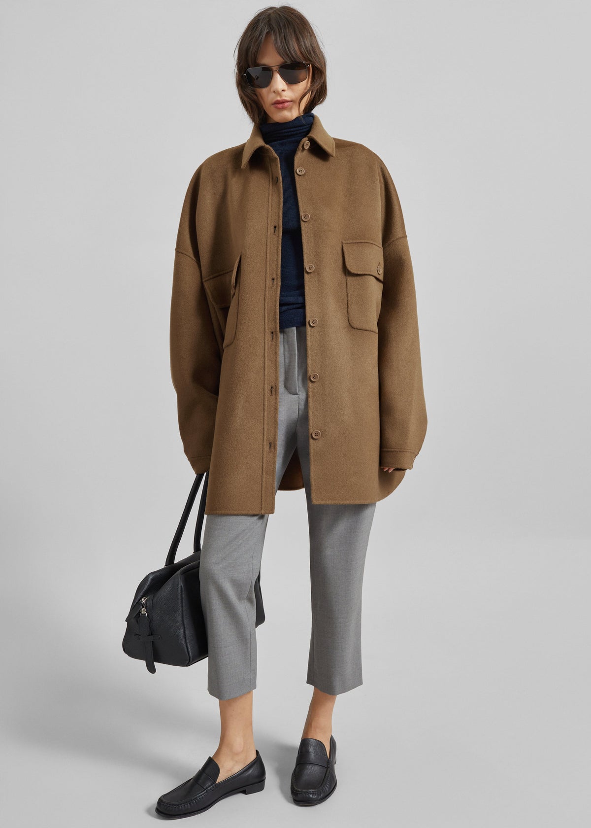 Dallas Wool Overshirt - Camel β view 4 of 7