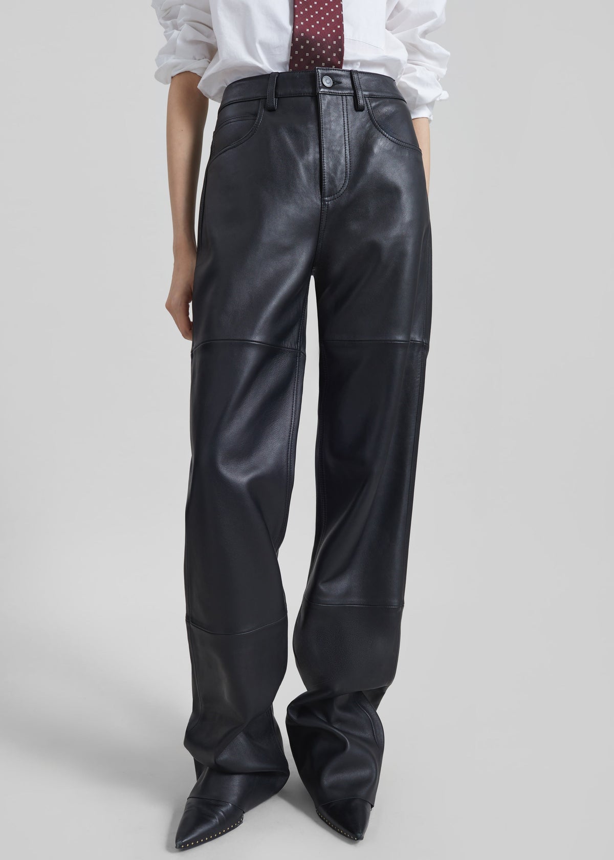 Dalston Leather Pants - Black β view 2 of 11