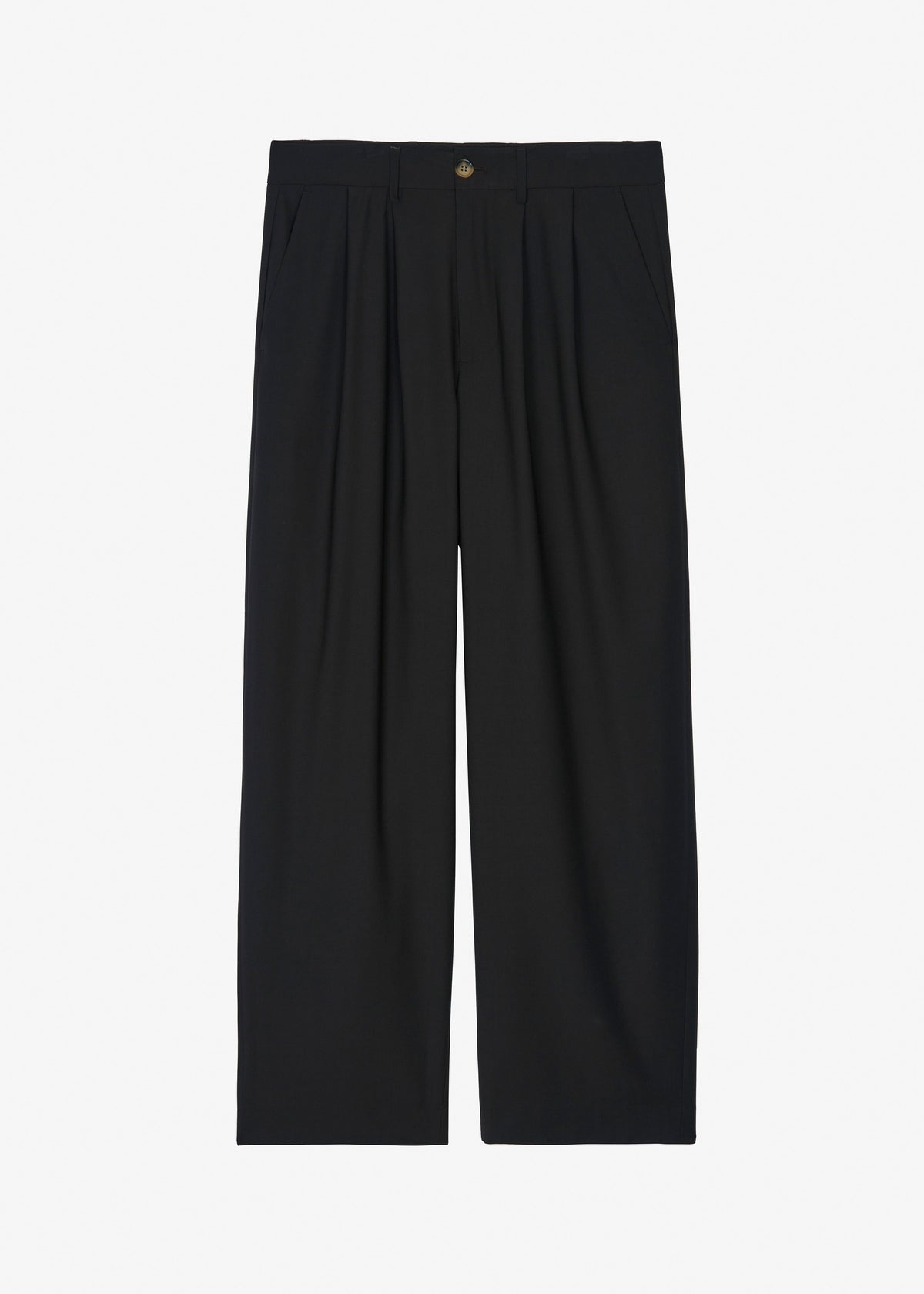 Dalton Wool Blend Trousers - Black β view 9 of 9