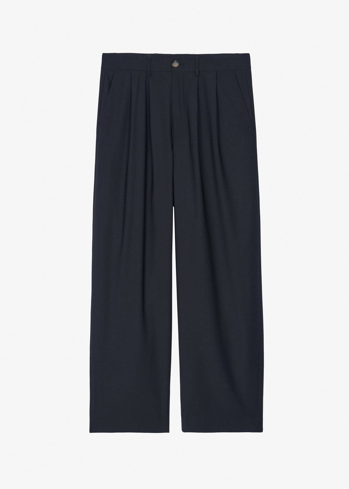 Dalton Wool Blend Trousers - Dark Navy β view 9 of 9