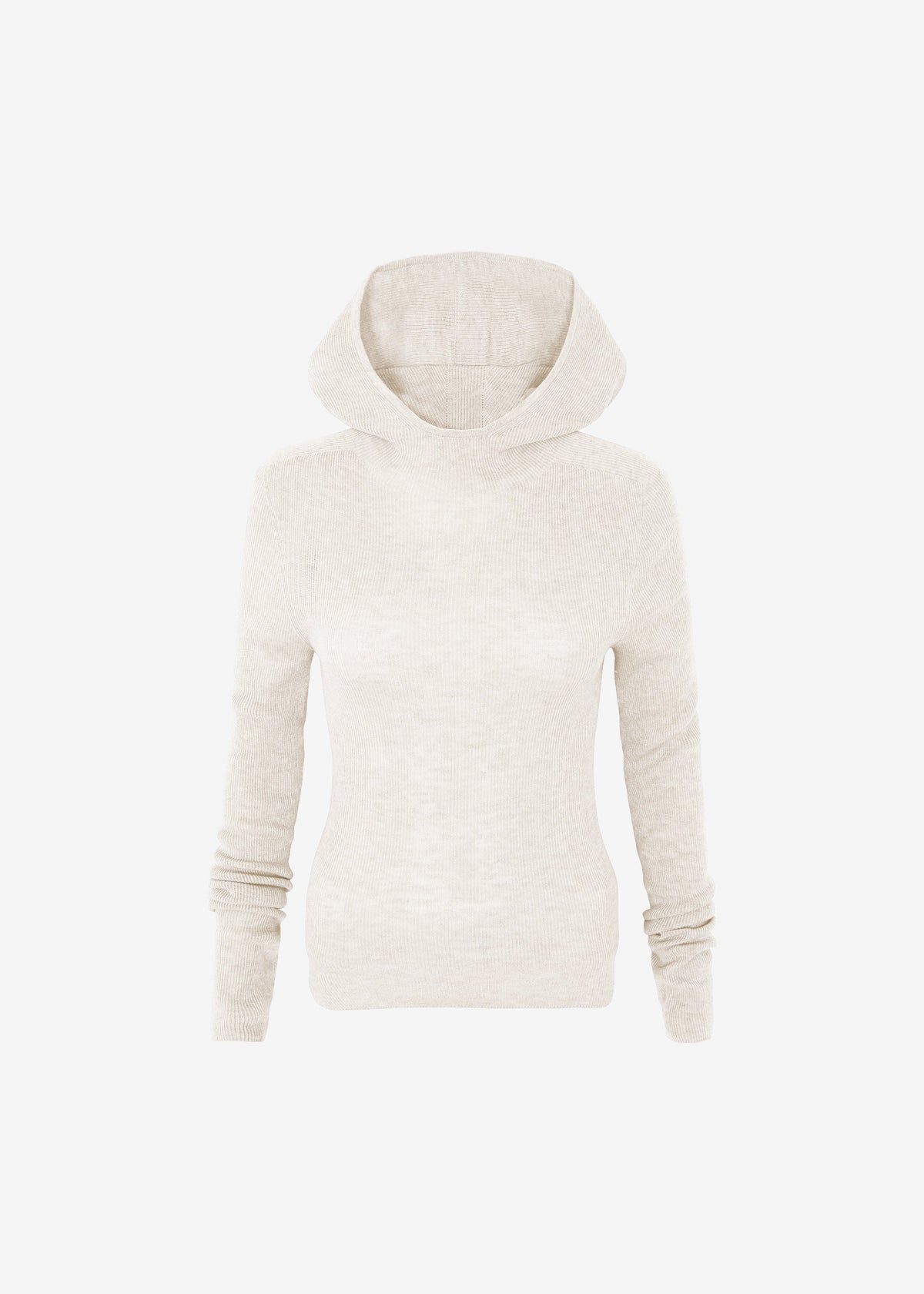 Danae Hooded Knit Top - Off White β view 8 of 8