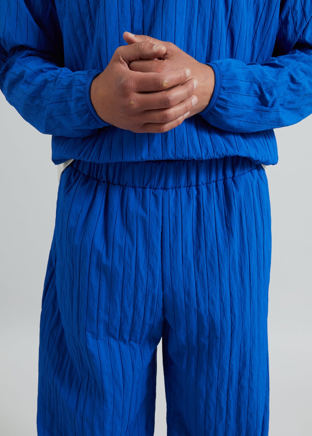 Dario Textured Joggers - Cobalt β view 5 of 6